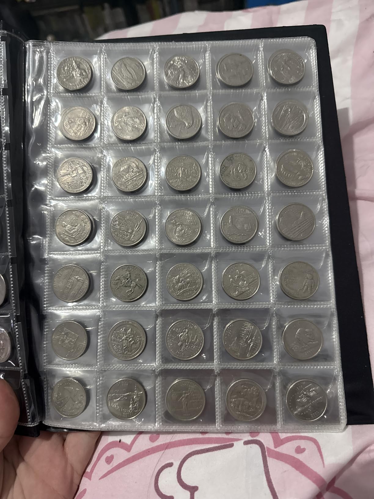 420 Pockets Coin Albums - 28x29 mm/1.1x1.1 inch Pocket Black Coin Book 10 Pages Coin Collection Holder Letter Size Coin Storage Book customer photo 2