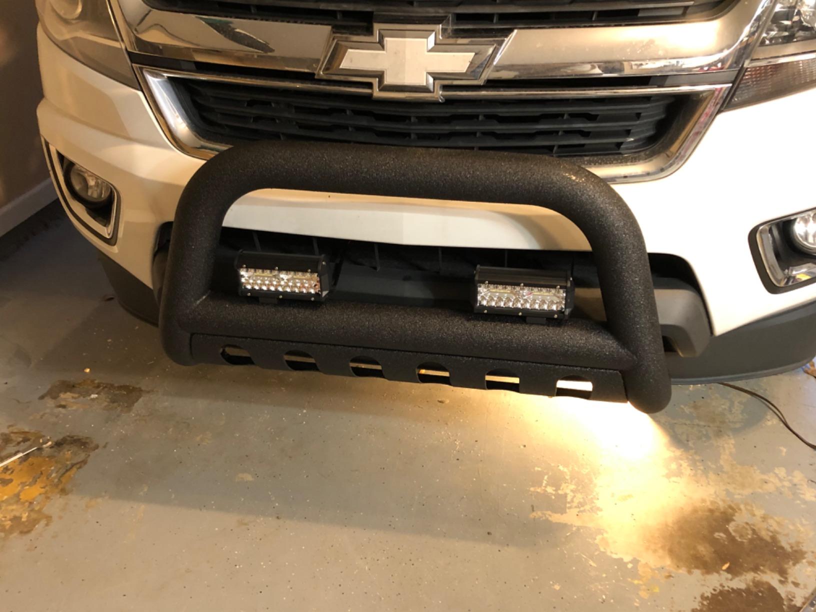 TAC Bull Bar Compatible with 2015-2022 Chevy Colorado (Exclude ZR2) / GMC Canyon Truck Pickup 3