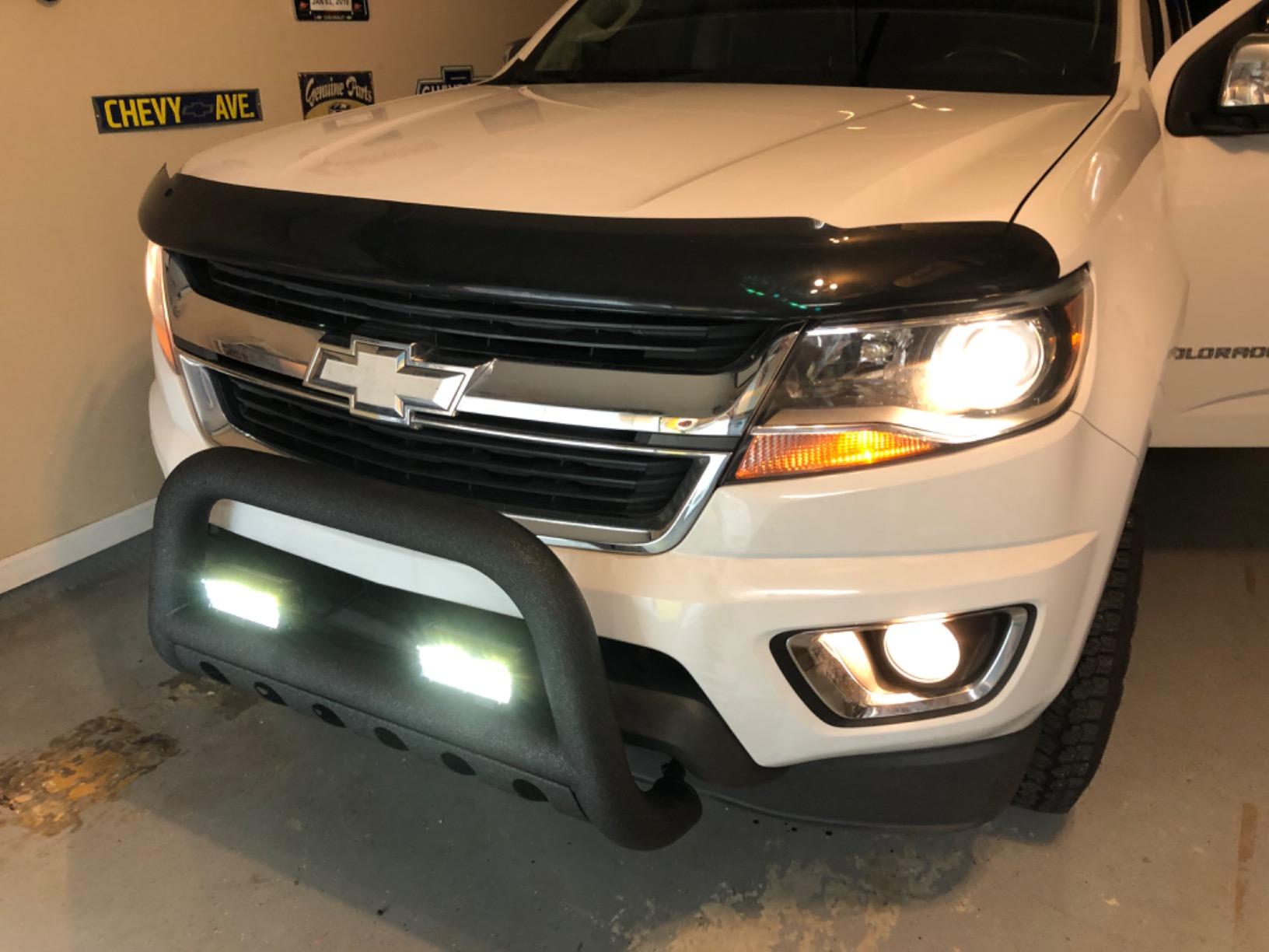 TAC Bull Bar Compatible with 2015-2022 Chevy Colorado (Exclude ZR2) / GMC Canyon Truck Pickup 3