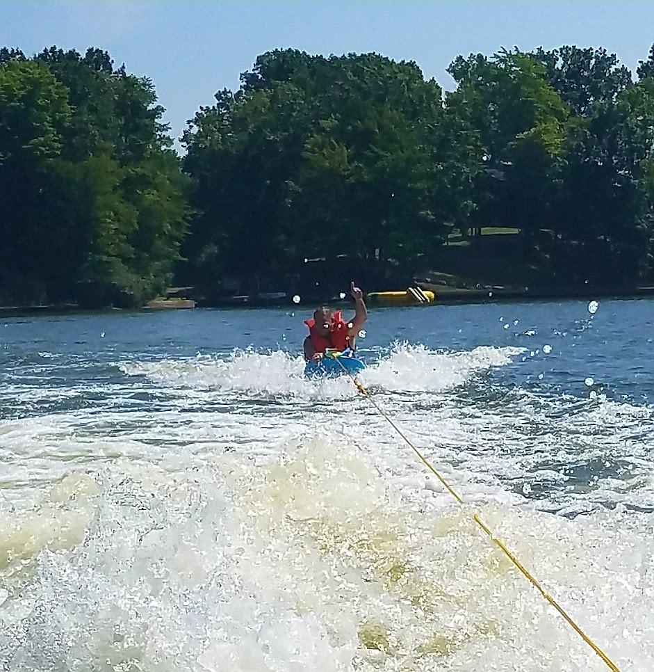 ZUP You Got This 260 Board and Handle Combo with EVA Foam Padding, All-in-One Kneeboard, Wakeboard, Wakeskate, and Wakesurf Board for Kids, Teens, and Adults customer photo 3