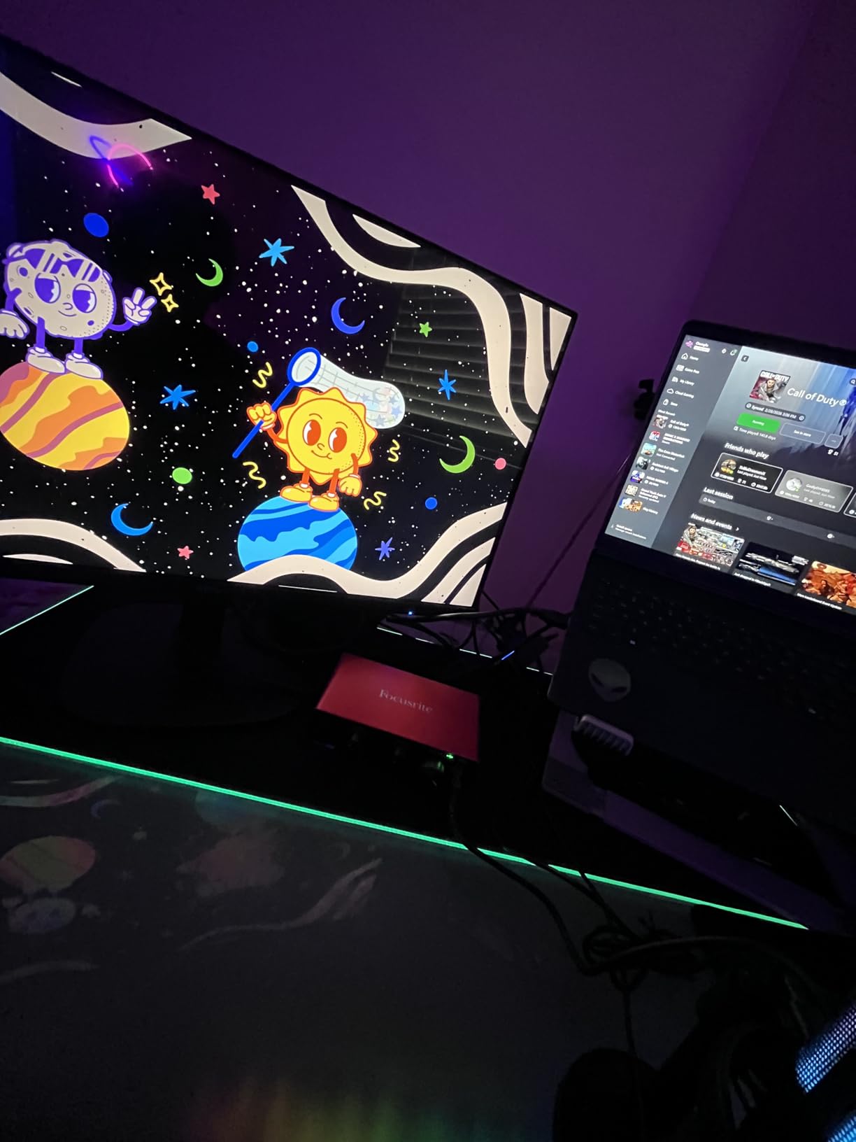 RGB Mousepad Led Mouse Pad, Large Mouse Pad,Led and Big Mouse mat customer photo 2