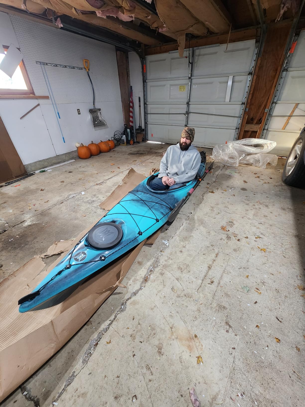 Perception Kayaks Carolina 12 | Sit Inside Touring Kayak | Large Front and Rear Storage | 12' customer photo 2