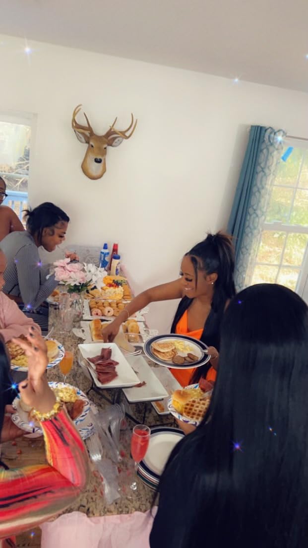 LAUCHUH 3 Tier Serving Tray, Porcelain Serving Platter Tier Serving Stand with Collapsible Sturdier Rack, Serving Trays and Platters Dessert Party Display Set for St. Patrick's Day, Gold, 12 Inch customer photo 2