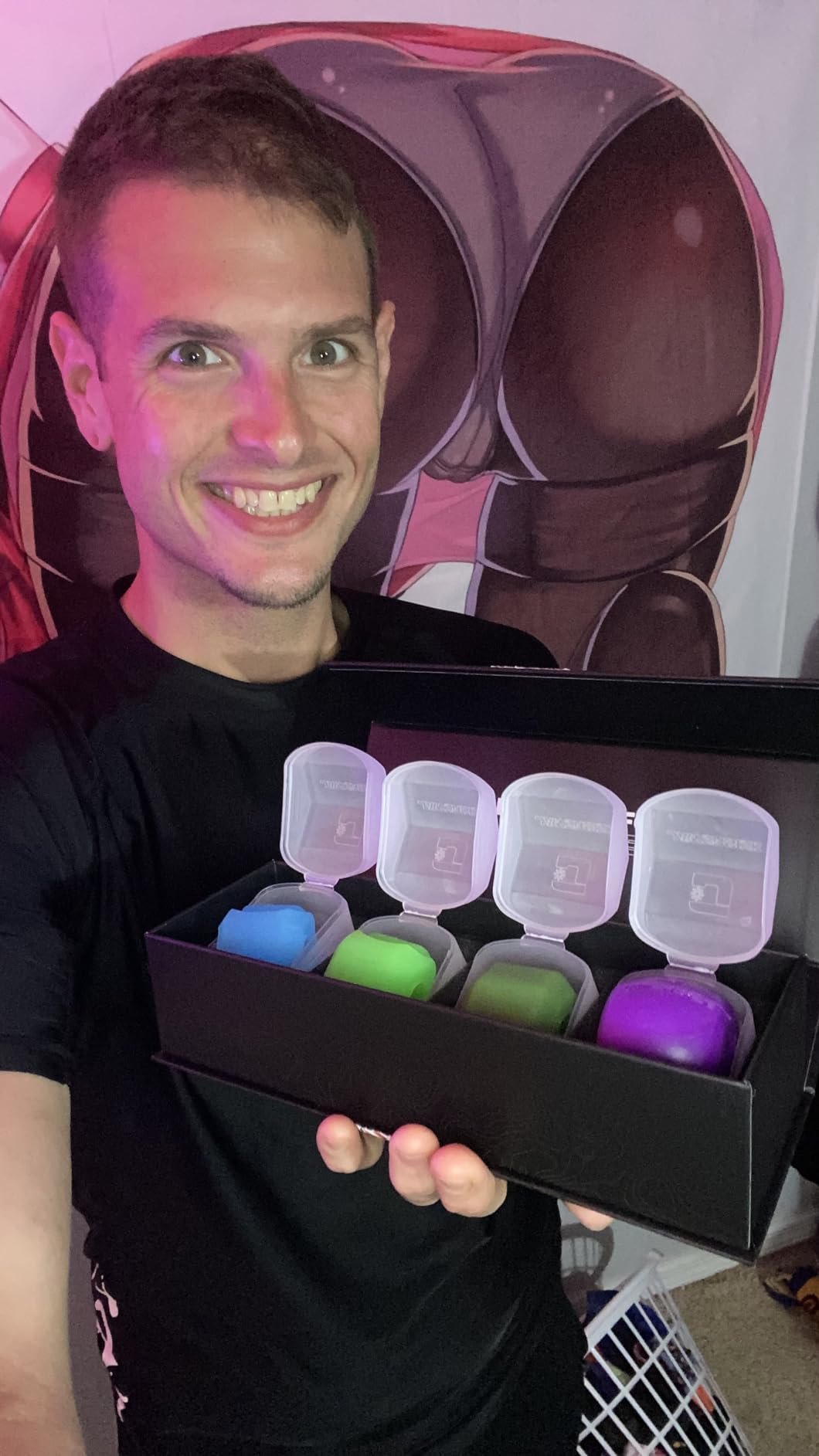 Jawzrsize Athletic Bundle Jaw Enhancer - Jaw, Face, and Neck Exerciser, Helps Reduce Stress and Cravings - Facial Exercise (Pop N Go & Custom Fit (Beg., Adv., & Elite), Green & Blue) customer photo 2