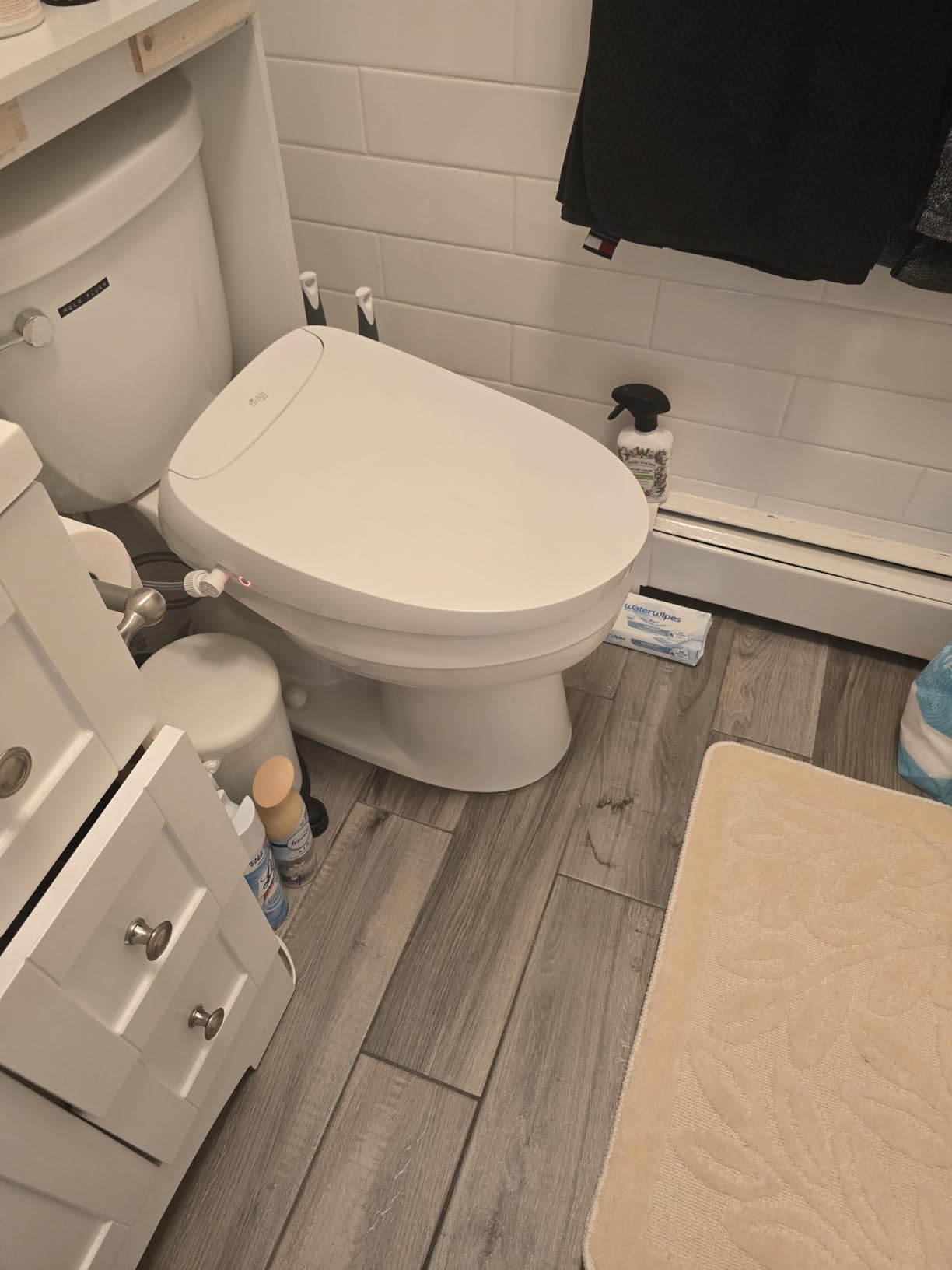 Bio Bidet DLS Premium Heated Bidet Seat, Warm Water & Air Dryer, Auto Open and Slow Close Lid, Elongated customer photo 1