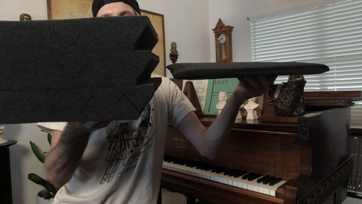 JBER 12 Pack Acoustic Foam Panels, 1