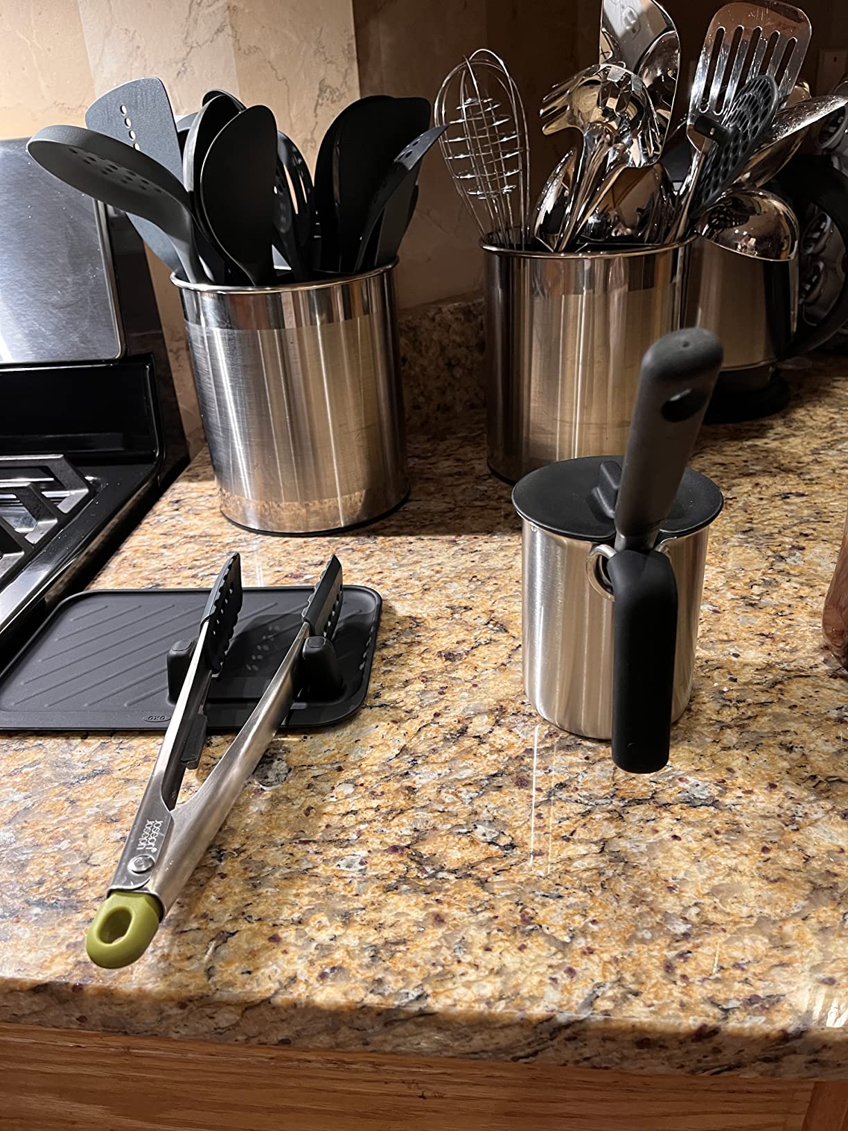 OXO Good Grips Grilling Tools, Rest, Black customer photo 2