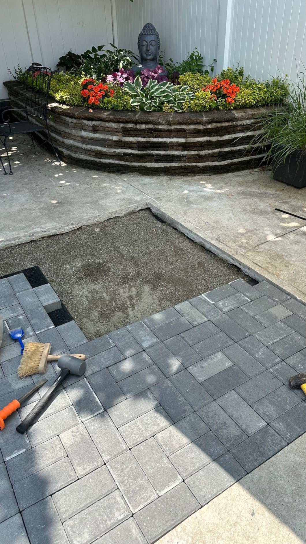 XtremepowerUS 3200W Electric 16 Concrete Cut Off Saw Wet/Dry Circular Saw Disc Cutter Guide Roller Masonry Brick Build-In Water Line with Blade customer photo 2