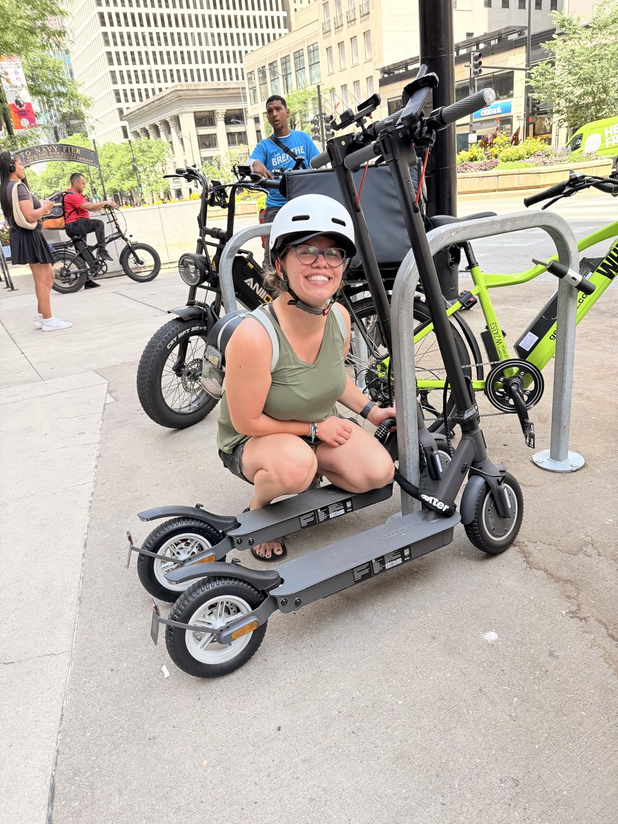 NDakter Bike Lock, 5 Digit Combination Heavy Duty Anti Theft Bicycle Chain Lock, 2.62/3.2/4.27/5/6Ft Long, High Security Resettable, Suitable for Bike, Scooter, Door, Gate, Fence-4/6mm Thick customer photo 2