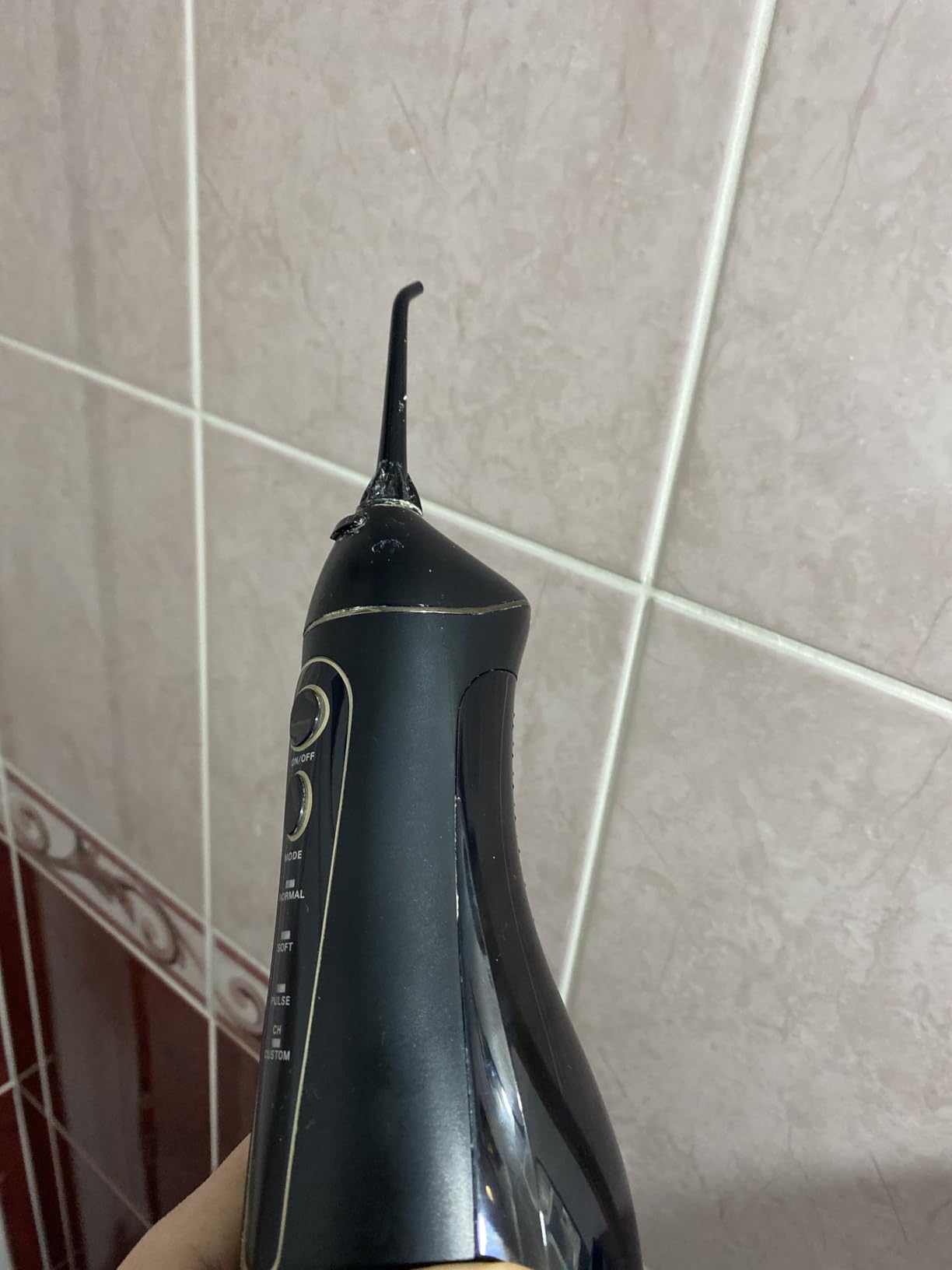 Nicwell Water Dental Flosser for Teeth - 4 Modes & 11 Pressure Settings Cordless Portable Oral Irrigator, IPX7 Waterproof Rechargeable with 5 Tips for Braces Cleaning, Travel, Deep Teeth Cleaning customer photo 1