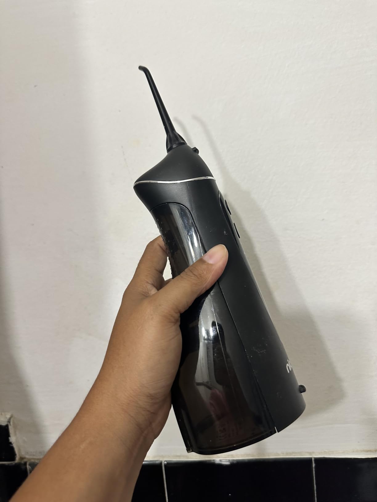 Nicwell Water Dental Flosser for Teeth - 4 Modes & 11 Pressure Settings Cordless Portable Oral Irrigator, IPX7 Waterproof Rechargeable with 5 Tips for Braces Cleaning, Travel, Deep Teeth Cleaning customer photo 2