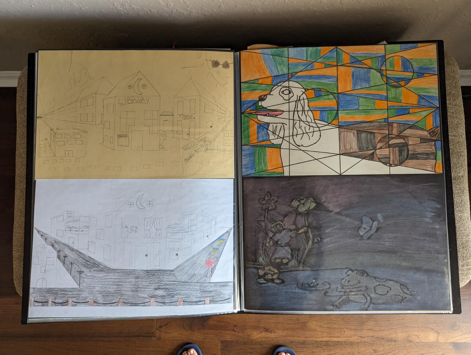 Sooez Heavy Duty Binder with Plastic Sleeves 18