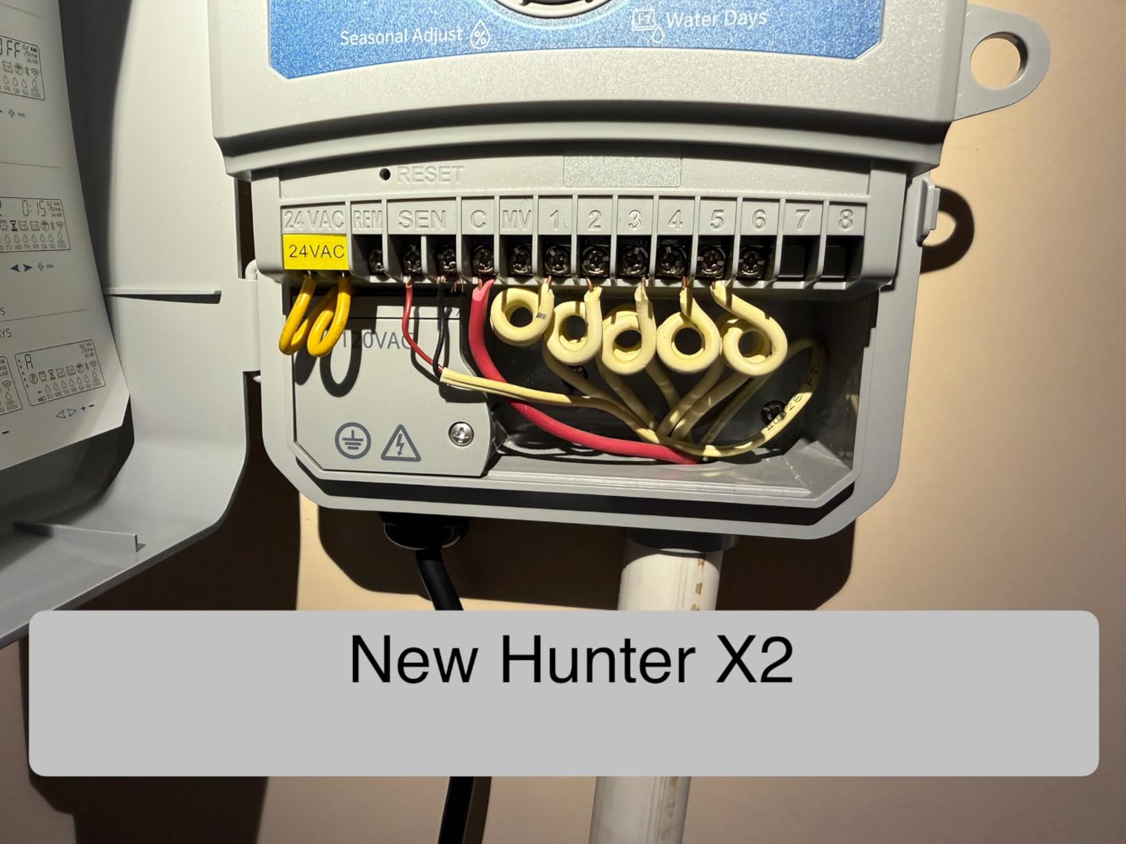 Hunter X2 14-Station Outdoor Sprinkler Controller, Wi-Fi Capable Smart Irrigation System, Hydrawise Compatible, Weather-Based Scheduling for Lawn and Garden customer photo 2