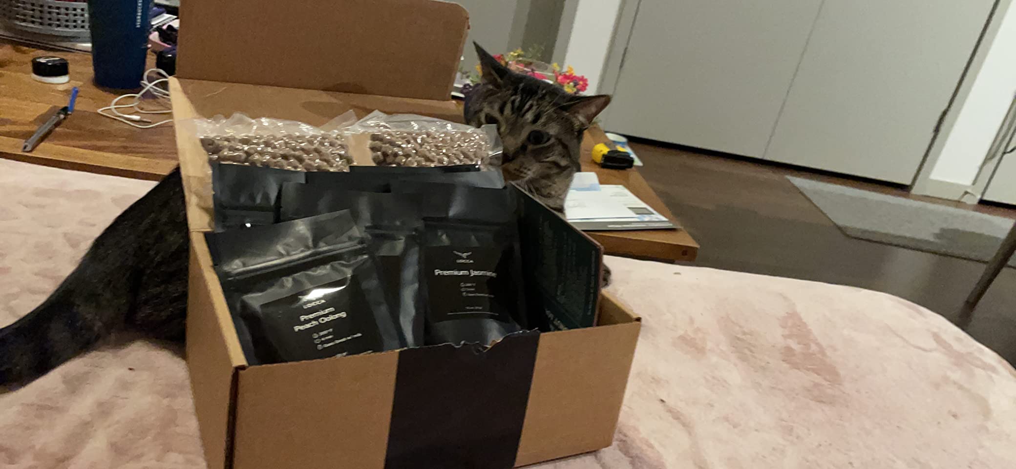 Premium Boba Tea Kit | Locca Boba Party Kit | Bubble Tea Gift Kit | Boba Gift | 56+ Drinks | 7 Boba Flavors | Includes Tapioca Balls and Boba Straws | DIY Food Gift customer photo 1