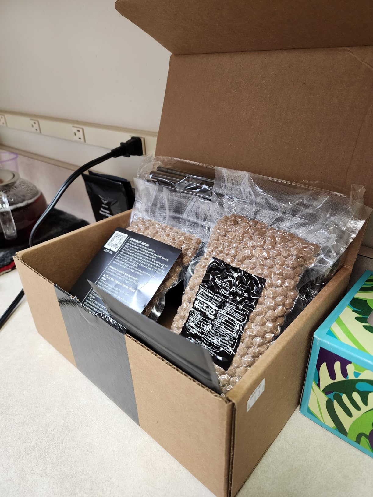 Premium Boba Tea Kit | Locca Boba Party Kit | Bubble Tea Gift Kit | Boba Gift | 56+ Drinks | 7 Boba Flavors | Includes Tapioca Balls and Boba Straws | DIY Food Gift customer photo 2