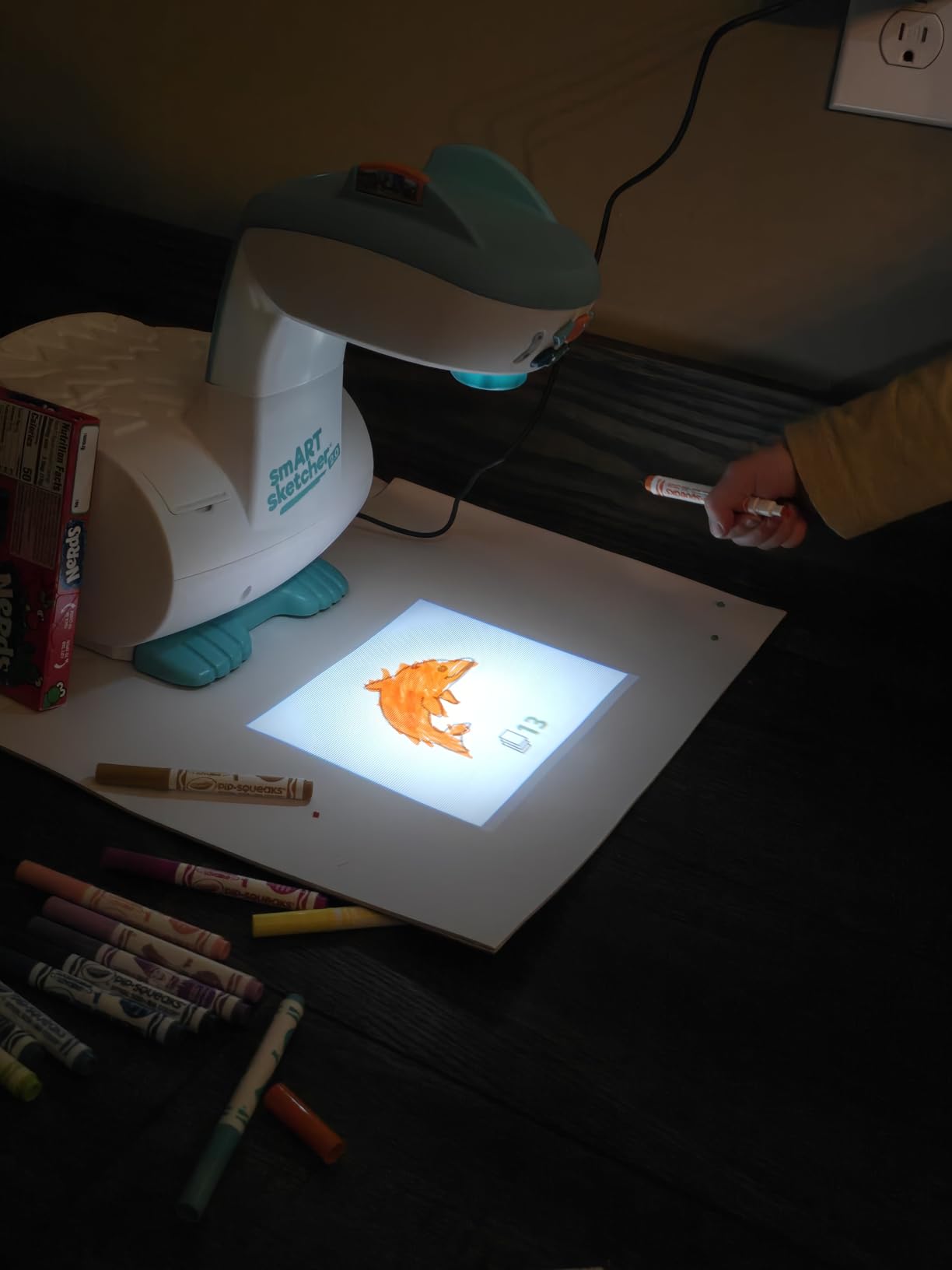 Flycatcher Smart Sketcher 2.0 Projector, Drawing and Tracing Projector for Kids, Educational Arts & Crafts Toy, Gift for Boys and Girls Ages 5+ customer photo 2
