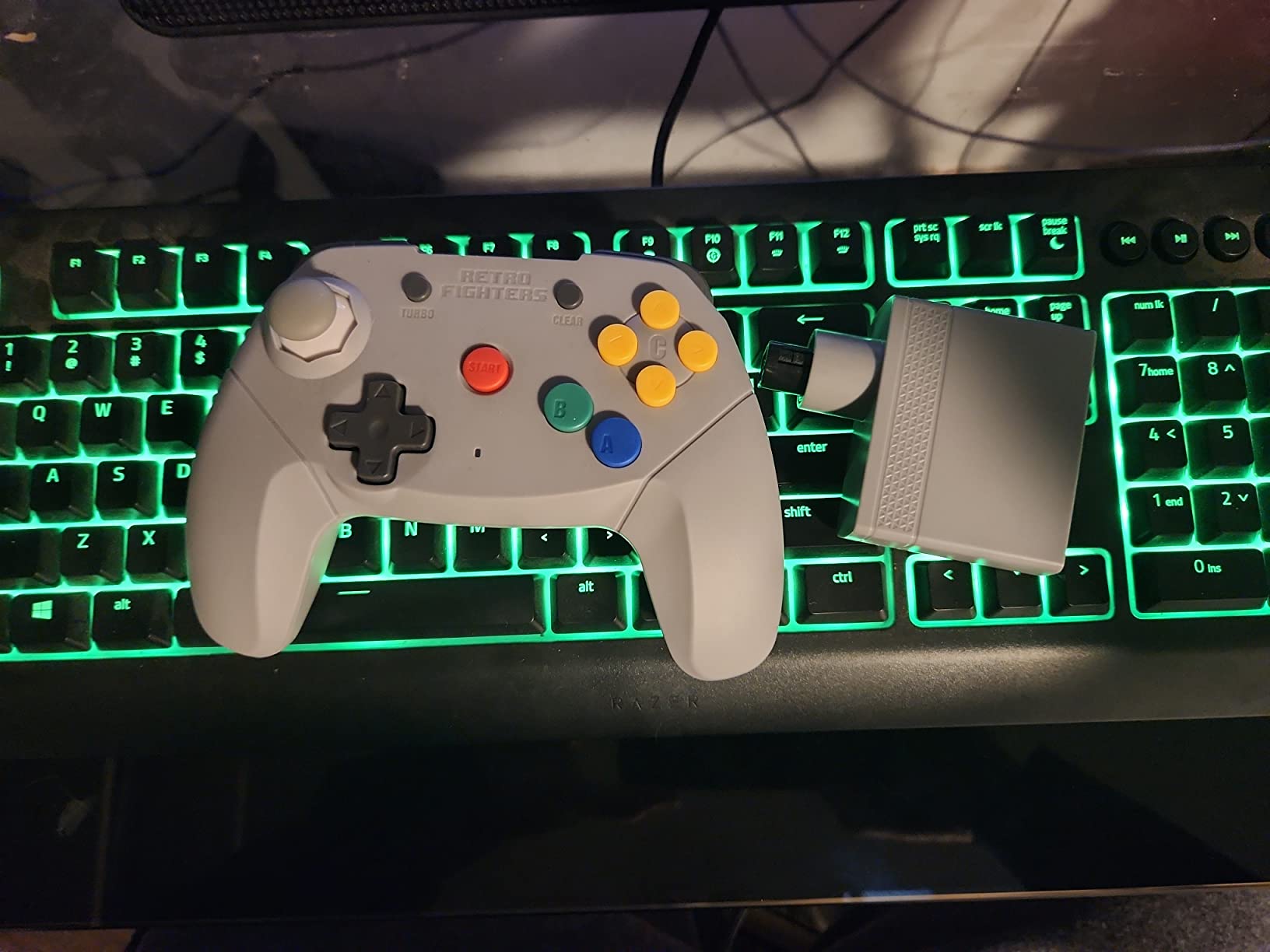 Retro Fighters Brawler64 Wireless Edition N64 Controller - Compatible with Nintendo 64 - Gray customer photo 1