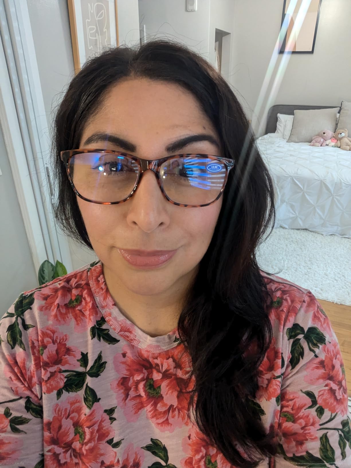 SIGVAN Ladies Reading Glasses Blue Light Blocking Spring Hinge Fashion Pattern Print Eyeglasses for Women customer photo 2