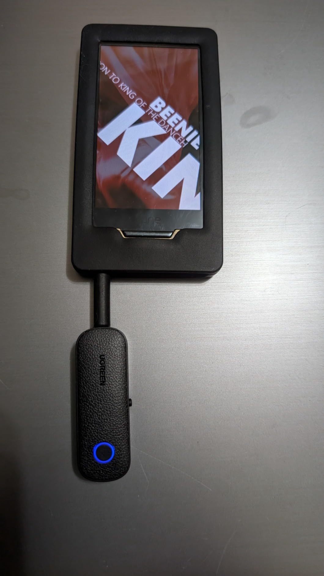 UGREEN Bluetooth Transmitter Receiver for 2 AirPods or BT Devices, Bluetooth Wireless Transmitter for Headphones, 3.5mm Aux Audio Jack Adapter for in-Flight TV Car Home Stereo System customer photo 1