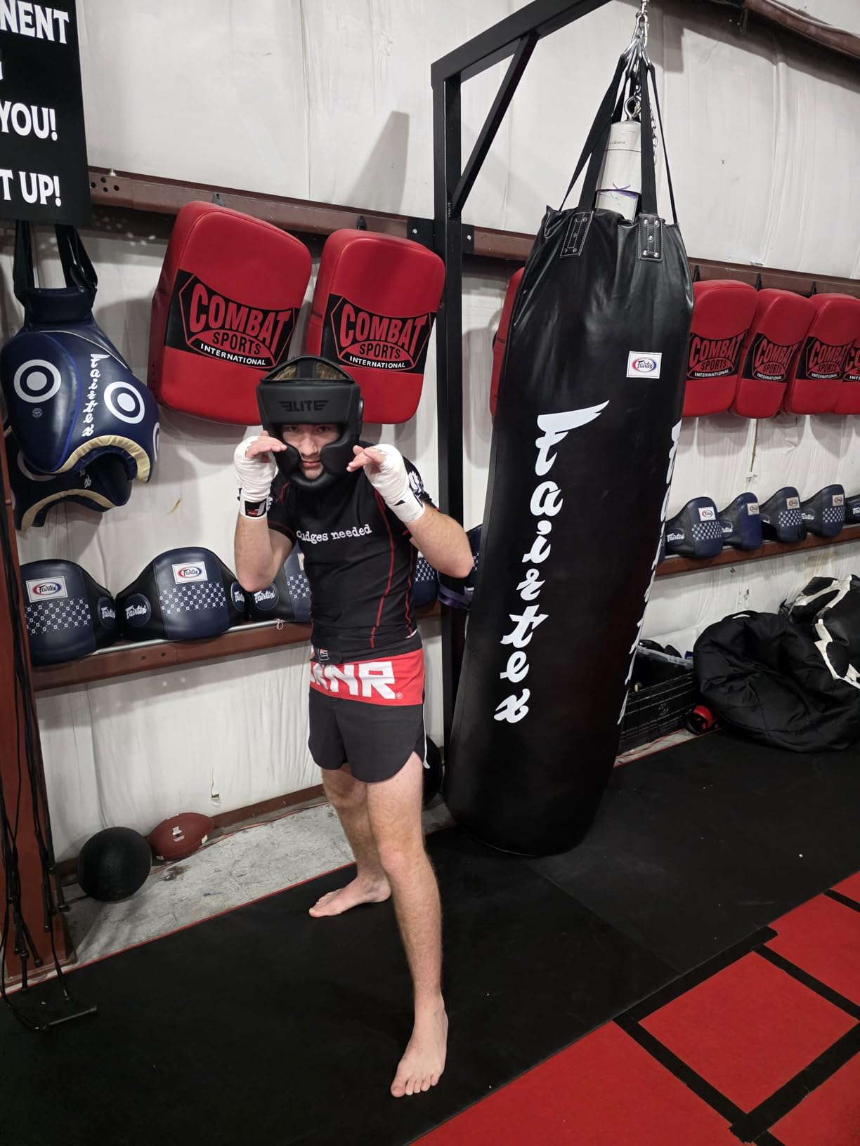 Elite Sports Best Boxing Headgear, Training Sparring Safety Head Guard for MMA, Kickboxing Trainees, Muay Thai, and Boxing for Adult Men customer photo 1