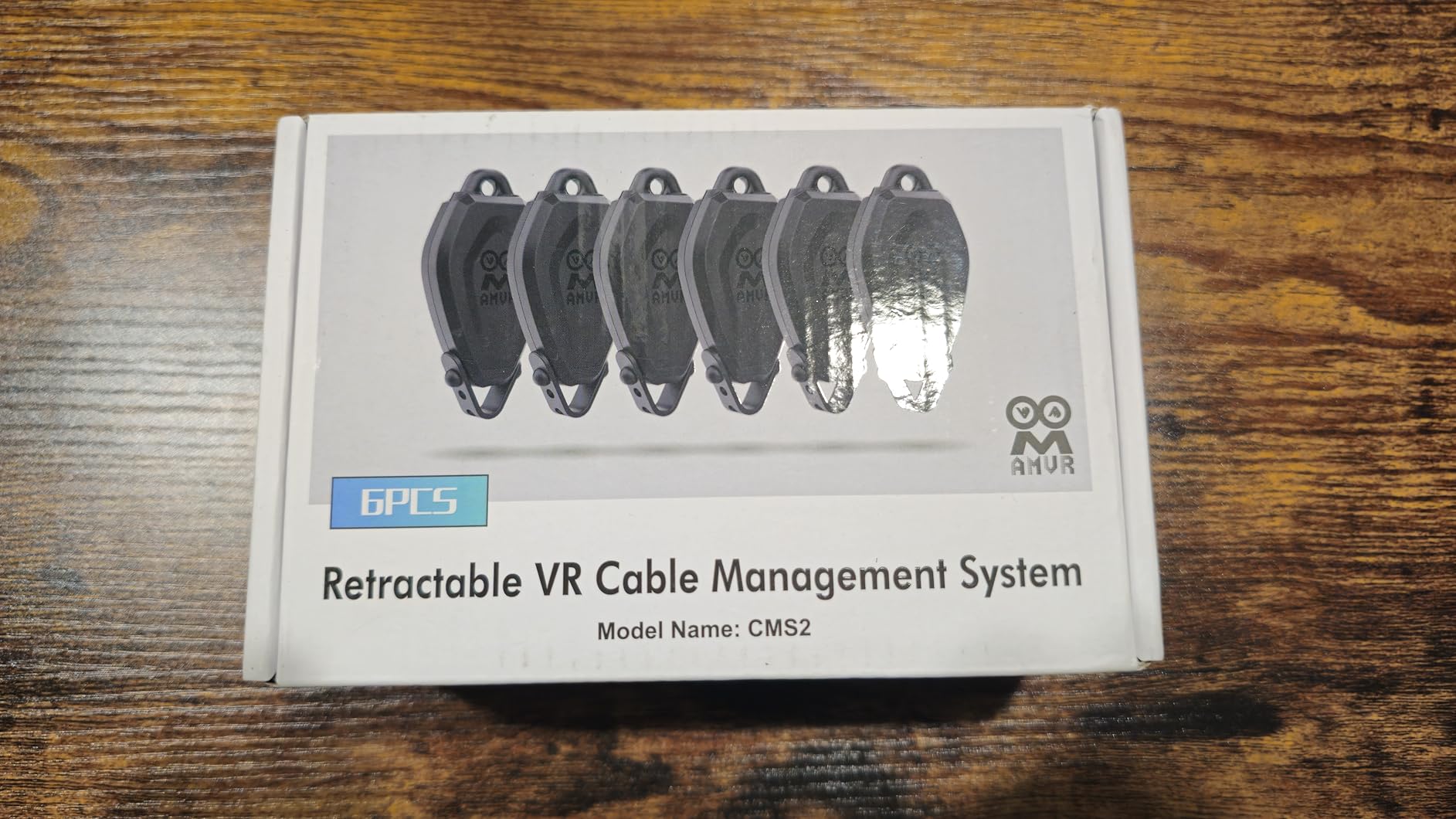 AMVR VR Cable Management System, 6 Packs Ceiling Pulley System Compatible with Meta Quest 3S/3/2/Valve Index/Rift S/PSVR/HTC VR Cord Accessories(VR Link Cable Not Included) customer photo 1