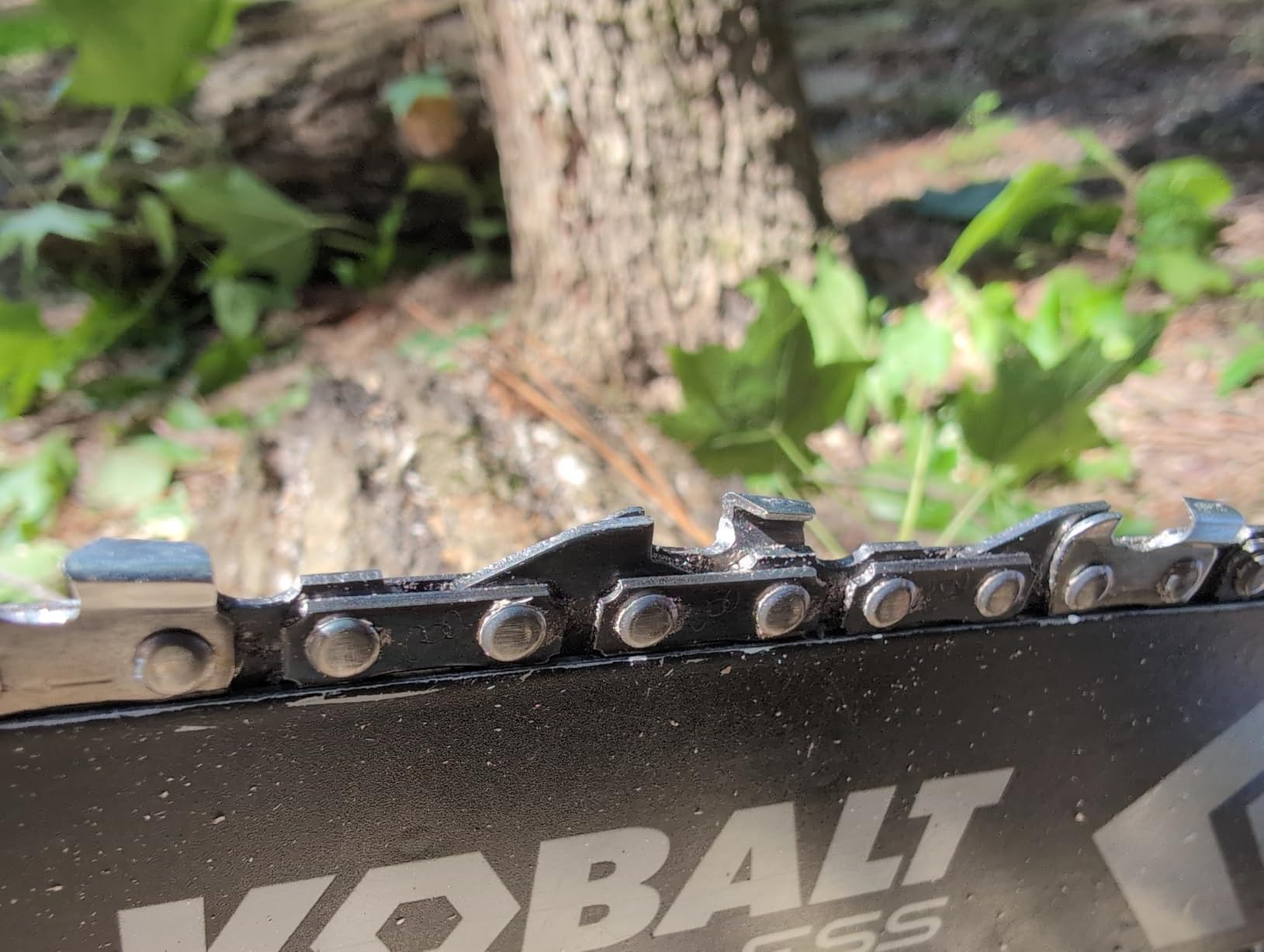 Electric Chainsaw Sharpener Kit with 6 Titanium-Coated Diamond Bits - Handheld Chain Saw Sharpener Tool for All Chains - No Removal Required, Easy and Fast Chainsaw Sharpening Kit customer photo 1