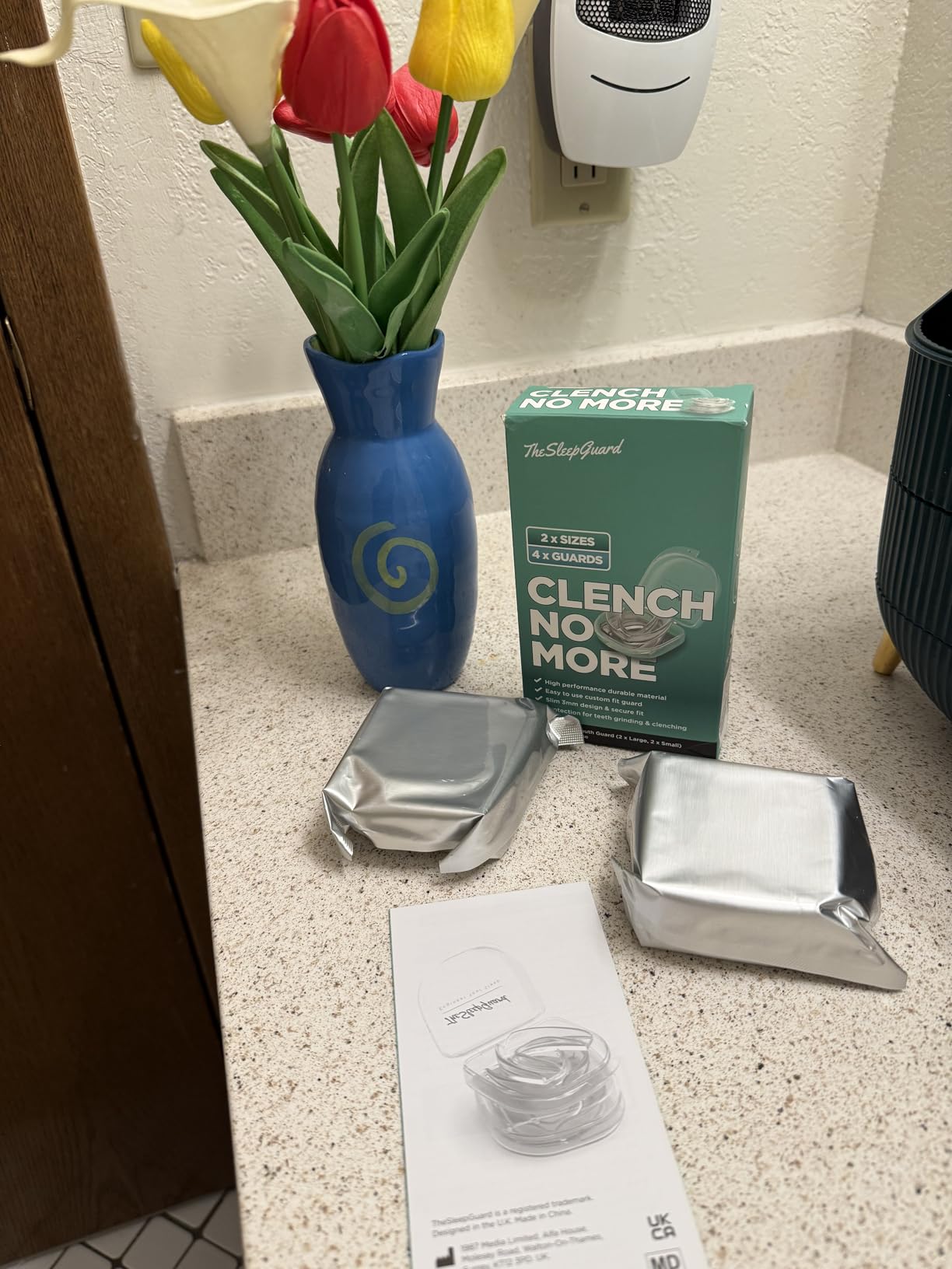 TheSleepGuard Mouth Guard for Clenching Teeth at Night [Pack of 4, Small & Large Sizes] - Custom Night Guards for Teeth Grinding customer photo 2