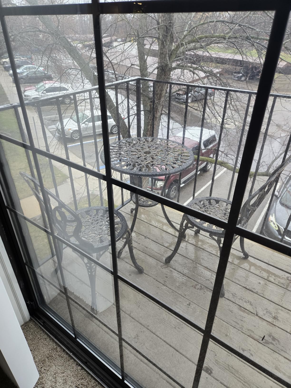 C/G 3 Piece Bistro Set, Outdoor Patio Set, Anti-Rust Cast Aluminum Bistro Table Set for Park Yard Front Porch Furniture (Antique Copper) customer photo 1