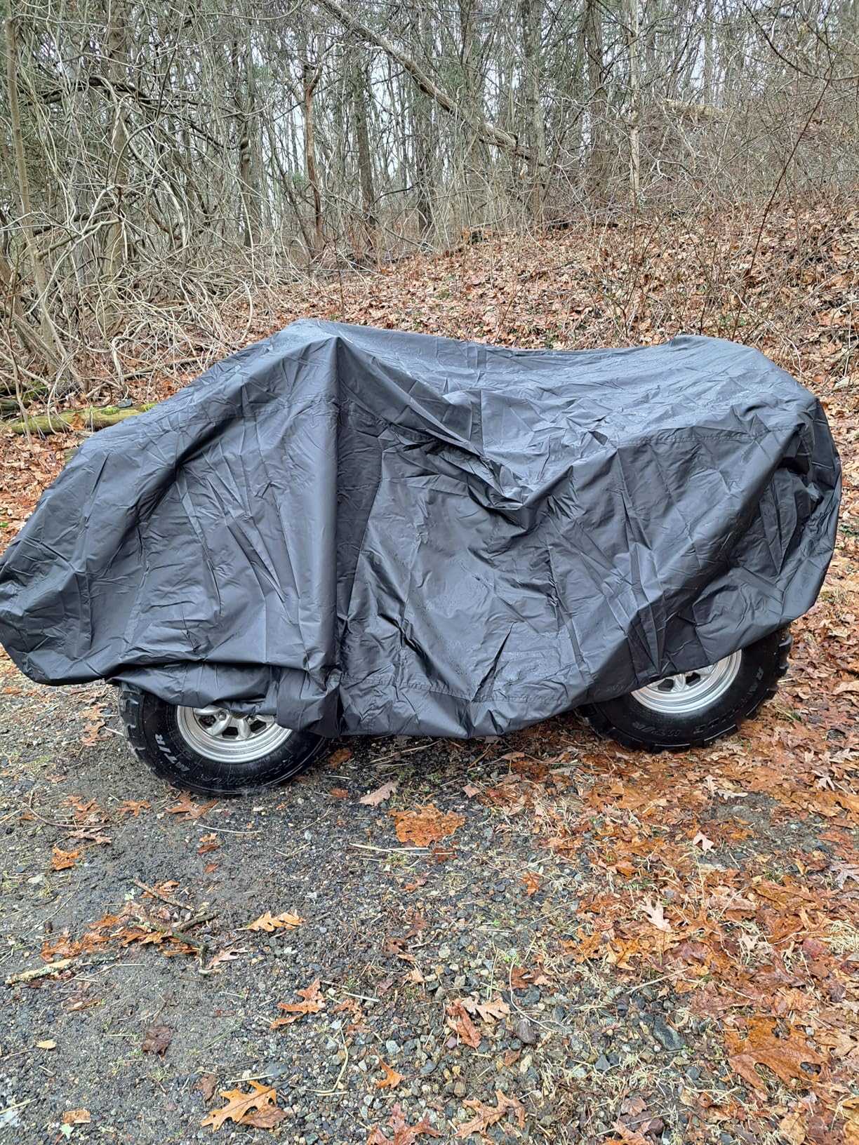 CAT® MudShield ATV Cover Waterproof Heavy Duty Outdoors All Terrain Vehicle 4 Wheeler Accessories ATV Quad Cover Polaris ATV Cover Powersports for Can-Am Kawasaki Honda Four Wheeler Cover (XXL 102
