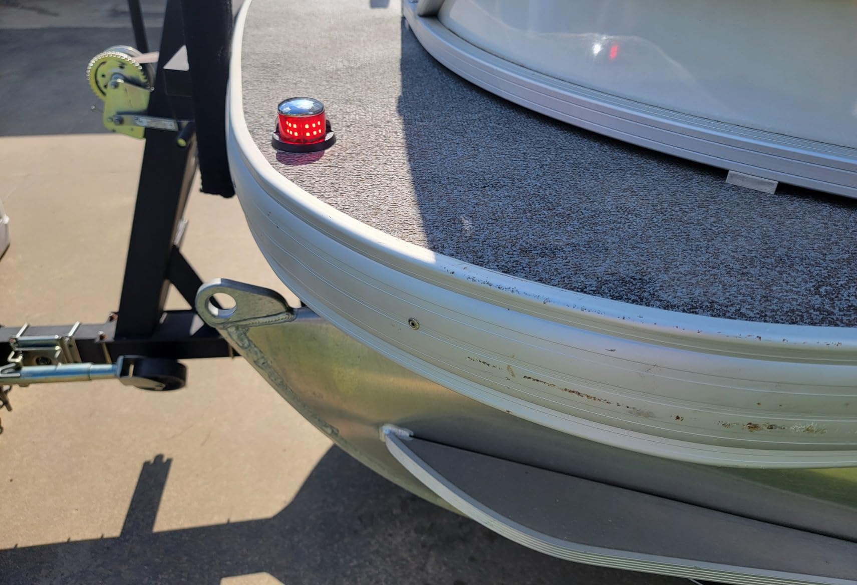 Boat Navigation Light Red and Green LED Marine Navigation Boat Bow Light for Pontoon and Small Boat (Silver) customer photo 2