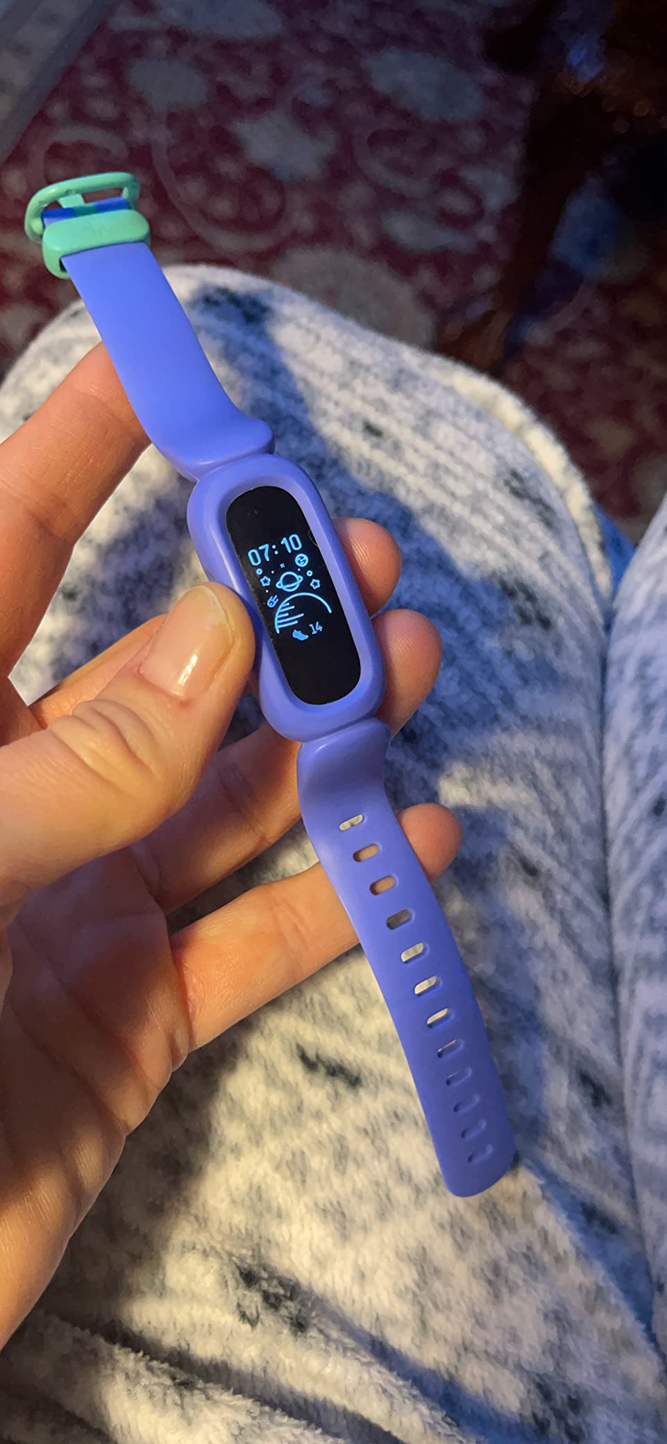 Fitbit Ace 3 Activity Tracker for Kids 6+ One Size, Black/Racer Red customer photo 2