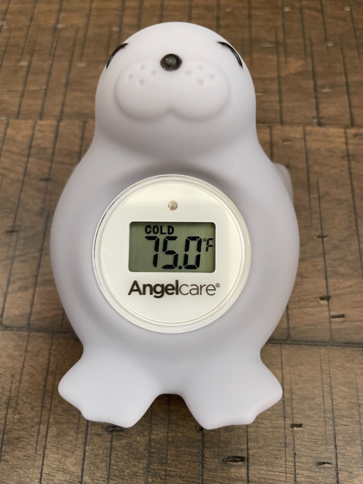 Angelcare Baby Bath & Room Thermometer - Happy Seal, Grey, BT-01-SEAL-US customer photo 1