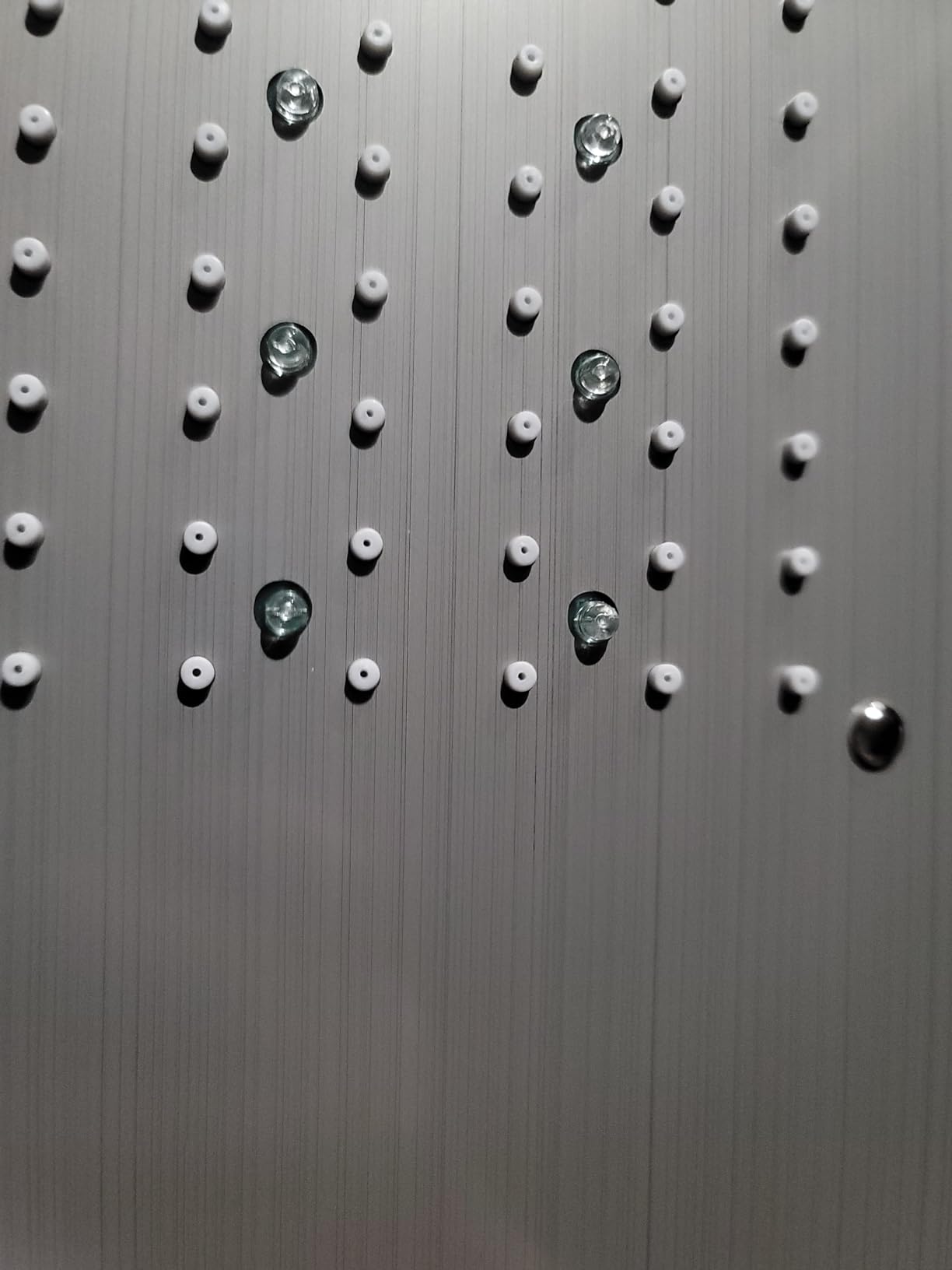 FUZ Contemporary Shower Panel Tower System Stainless Steel 6-Function Faucet LED Rainfall Waterfall Shower Head + Handheld Sprayer + Rain Massage Body Jets + Tub Spout, Black customer photo 1