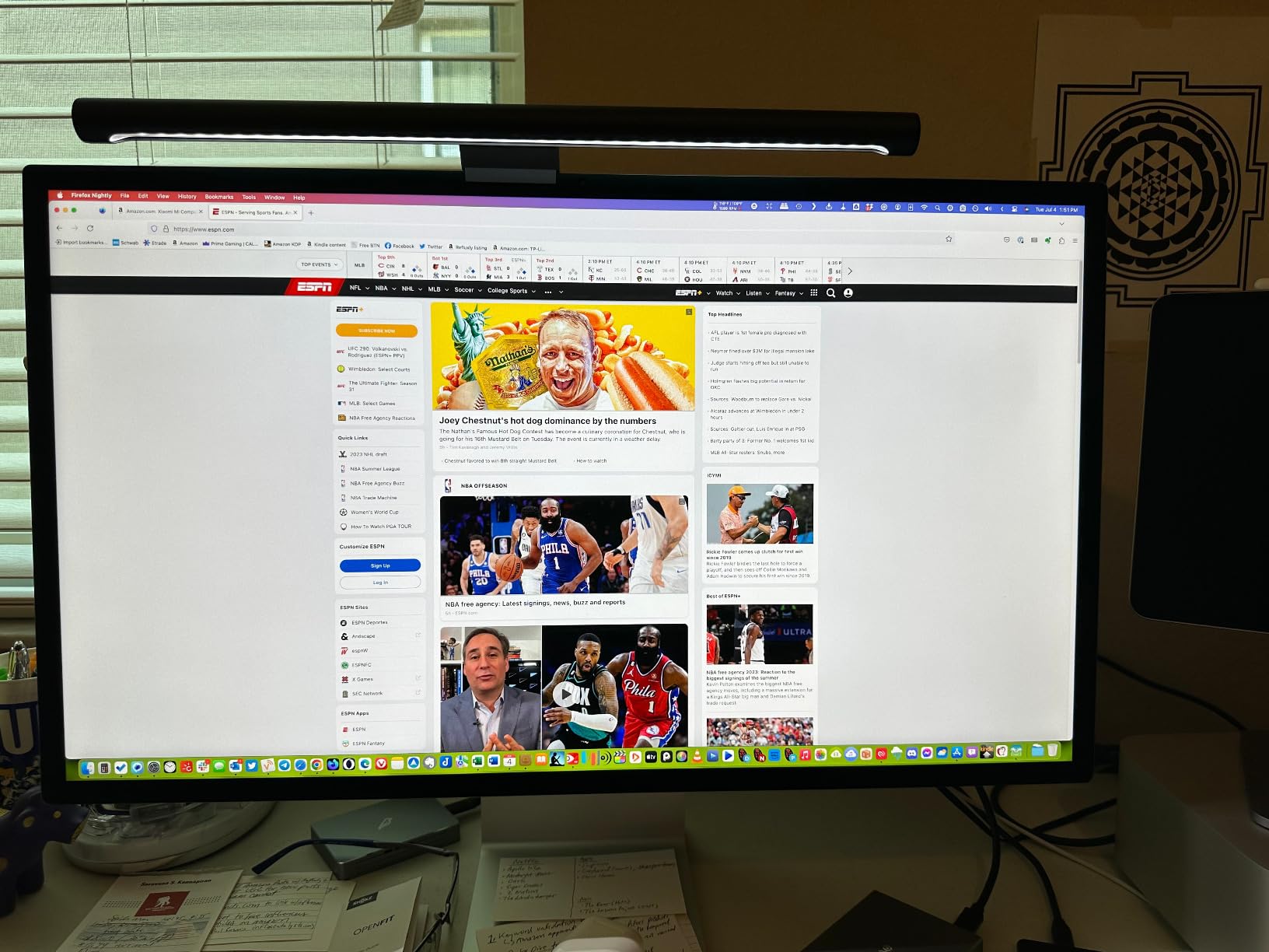 Xiaomi Mi Computer Monitor Light Bar - Easy Installation, Extra Computer Lighting w/o Taking Desktop Space, w/Wireless Remote Control Adjusting Lights Easily customer photo 2