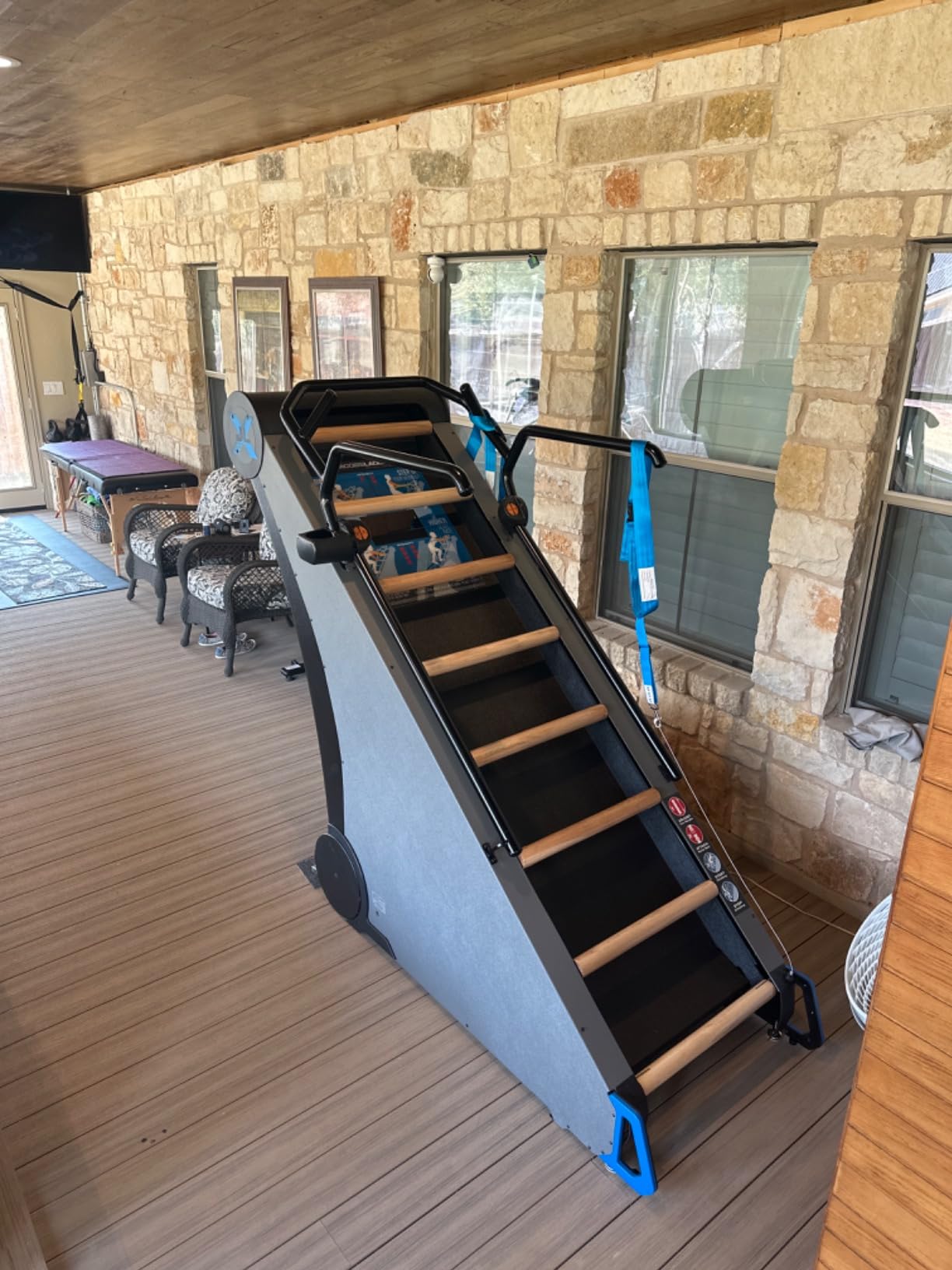 Jacobs Ladder JLX Commercial 4-Position Ladder Climber Exercise Machine | Self Powered | Improved Digital Dashboard | Four Climbing Workout Positions customer photo 1