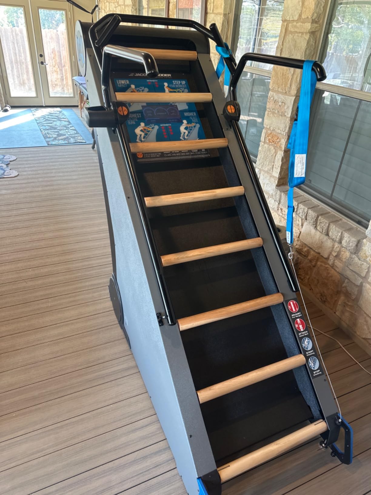 Jacobs Ladder JLX Commercial 4-Position Ladder Climber Exercise Machine | Self Powered | Improved Digital Dashboard | Four Climbing Workout Positions customer photo 2