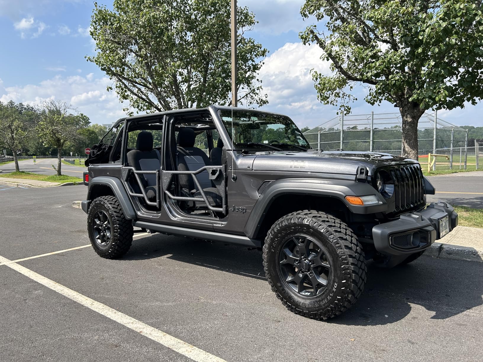 Tyger Auto TG-DR4J62758 Tubular Doors Compatible with 2018-2025 Jeep Wrangler JL 4-Doors (Not JK); 2020-2025 Gladiator JT | Textured Black | Mirror Mount | Front & Rear Door Set customer photo 1