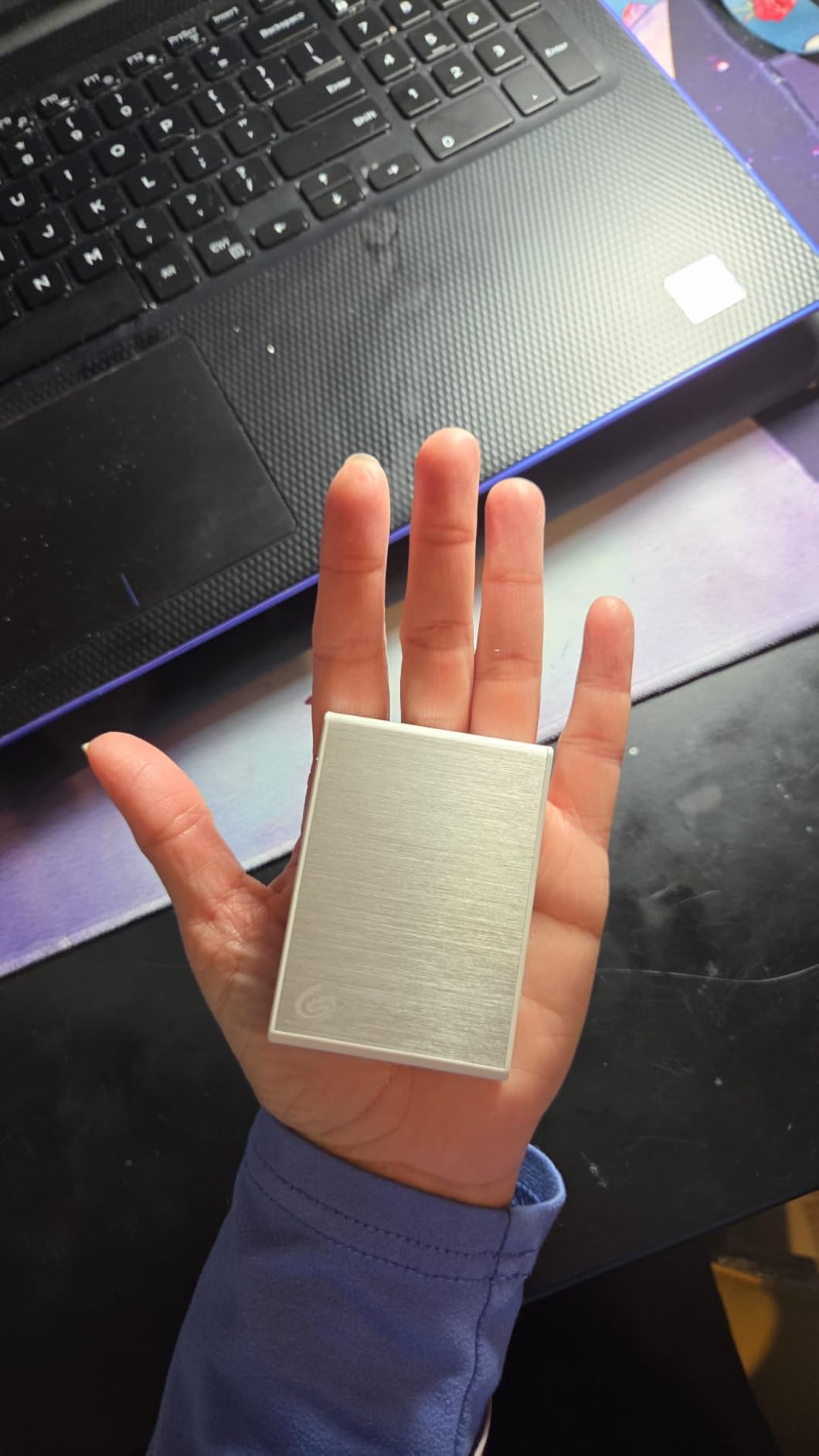 Seagate One Touch SSD 1TB External SSD Portable - Silver, speeds up to 1030MB/s, 6mo Mylio Photo+ subscription, 6mo Dropbox Backup Plan and Rescue Services (STKG1000401) customer photo 1