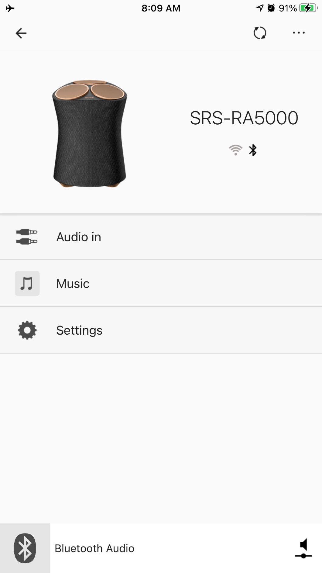 Sony SRS-RA5000 360 Reality Audio Premium Wi-Fi / Bluetooth Wireless Speaker, Works with Alexa and Google Assistant, Black customer photo 1