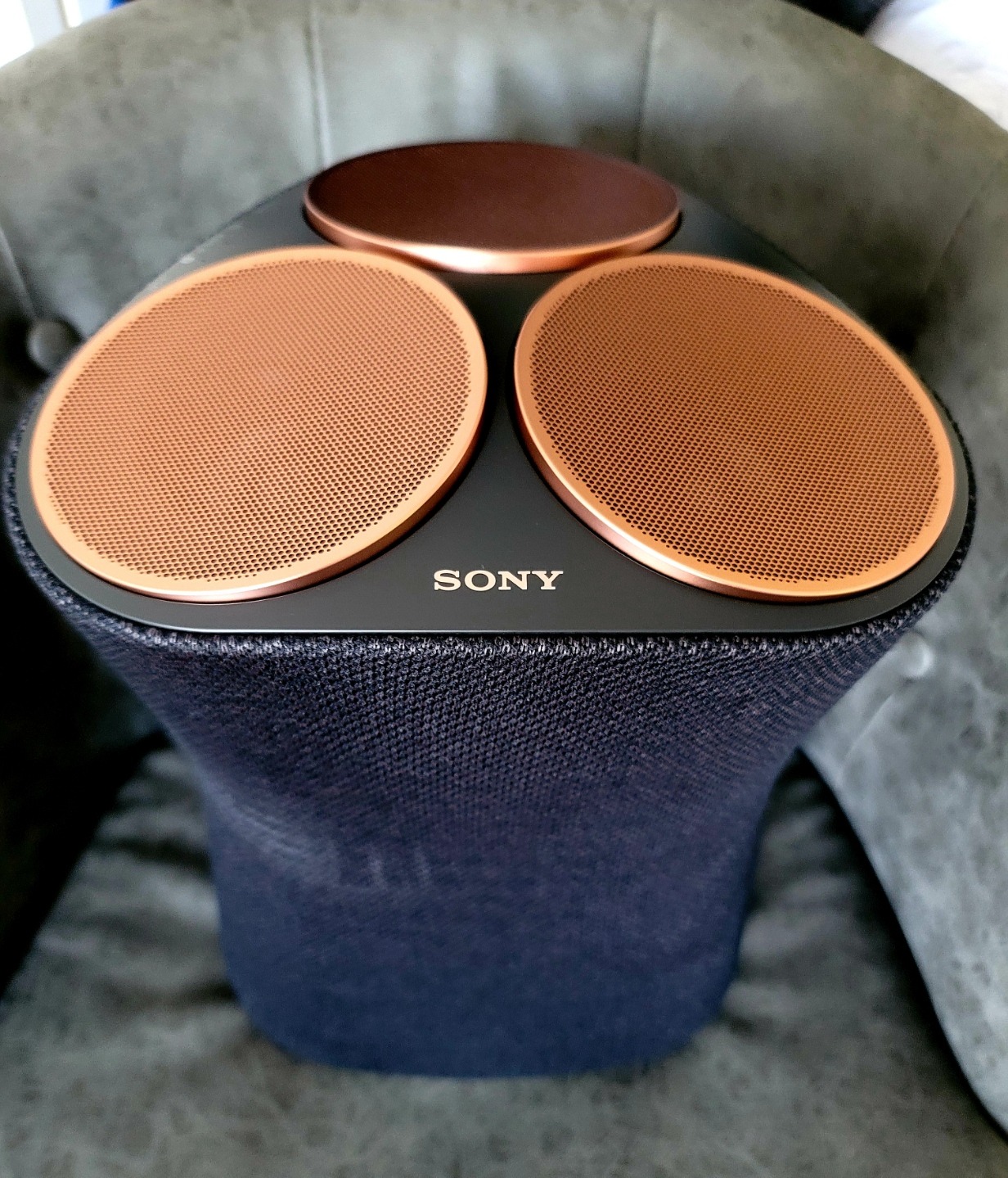 Sony SRS-RA5000 360 Reality Audio Premium Wi-Fi / Bluetooth Wireless Speaker, Works with Alexa and Google Assistant, Black customer photo 2