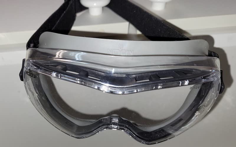 NoCry Anti Fog Safety Goggles for Men and Women with Premium Anti Scratch Coating - Vented Panoramic Lab Goggles; ANSI Z87 Certified Lab Safety Goggles, Eye Protection Goggles with Adjustable Headband customer photo 2