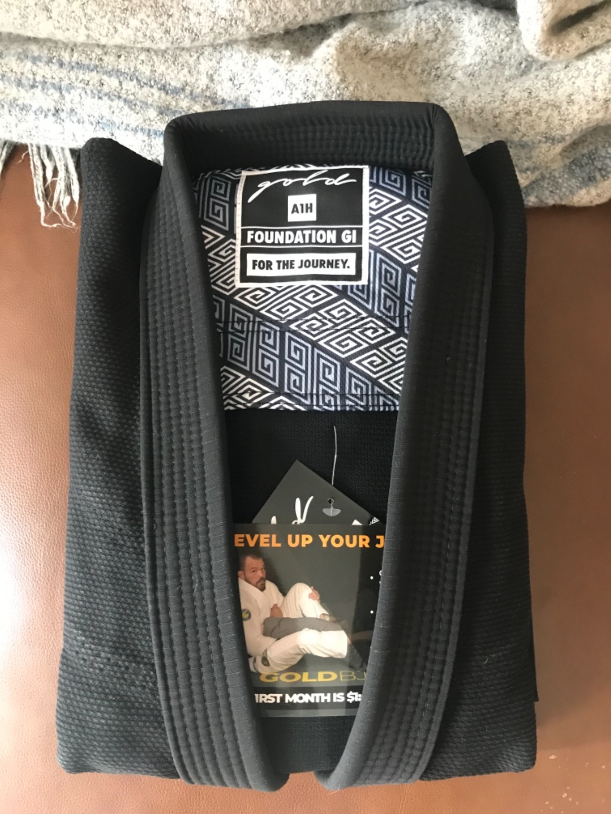 Gold BJJ Foundation Gi - Pearl Weave Jiu Jitsu Gi for Men and Women - IBJJF Competition Legal BJJ Gi customer photo 2