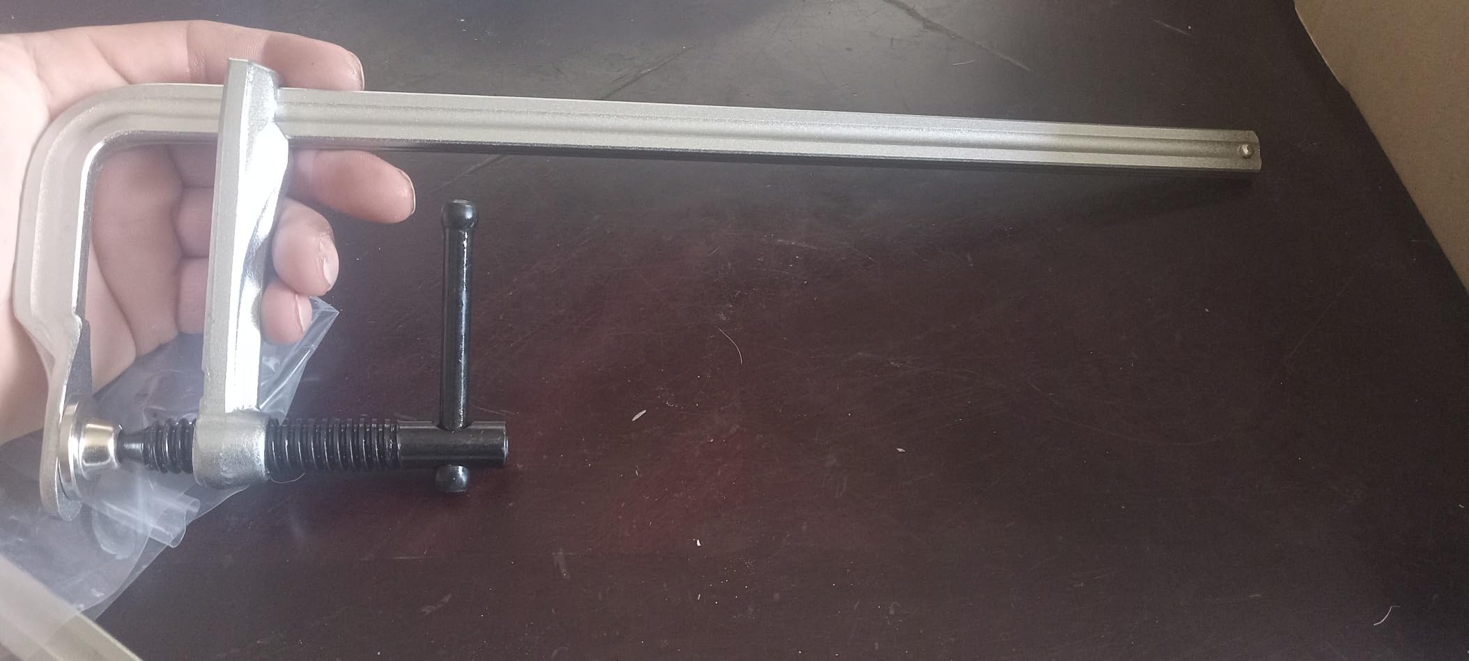 Jorgensen Bar Clamps, 6-Inch Heavy-duty Drop Forged Steel Bar Clamps for Woodworking and Welding, 2 Pack customer photo 2