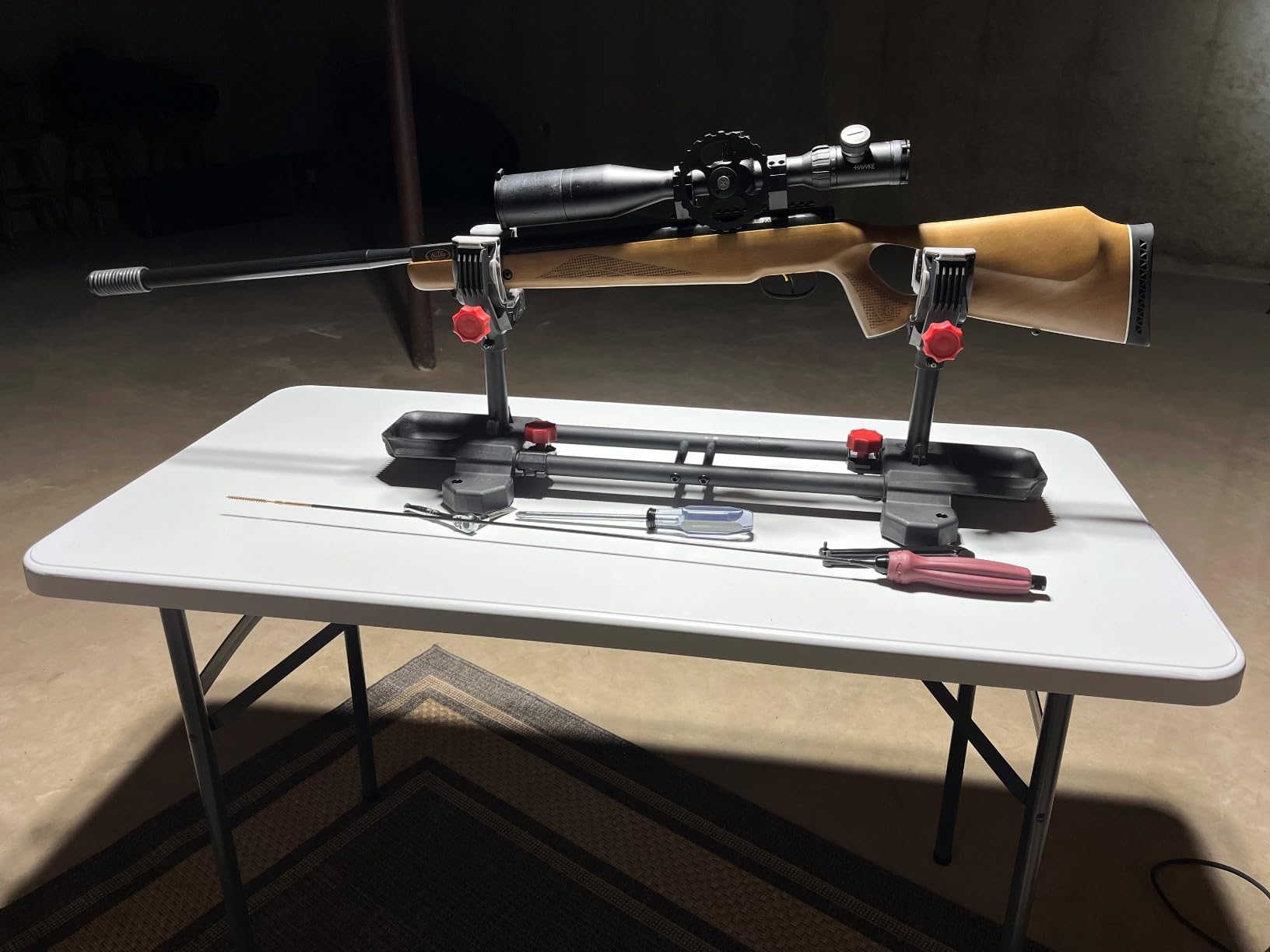 Birchwood Casey Securelock Durable Adjustable Gun Vise with Steel Frame, Non-Slip Leveling Feet & Top Mounting Provisions customer photo 1