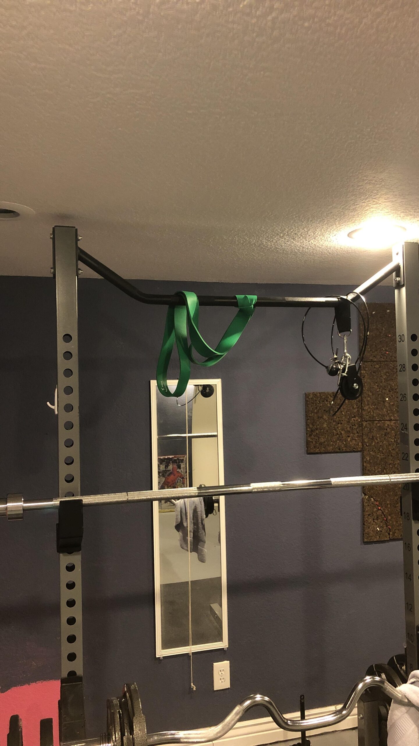 Sunny Health & Fitness Power Cage and Squat Rack In High Weight Capacity with J-Hooks, Adjustable Pull Up Bar, Weight Plate Holders, Resistance Band Posts customer photo 2