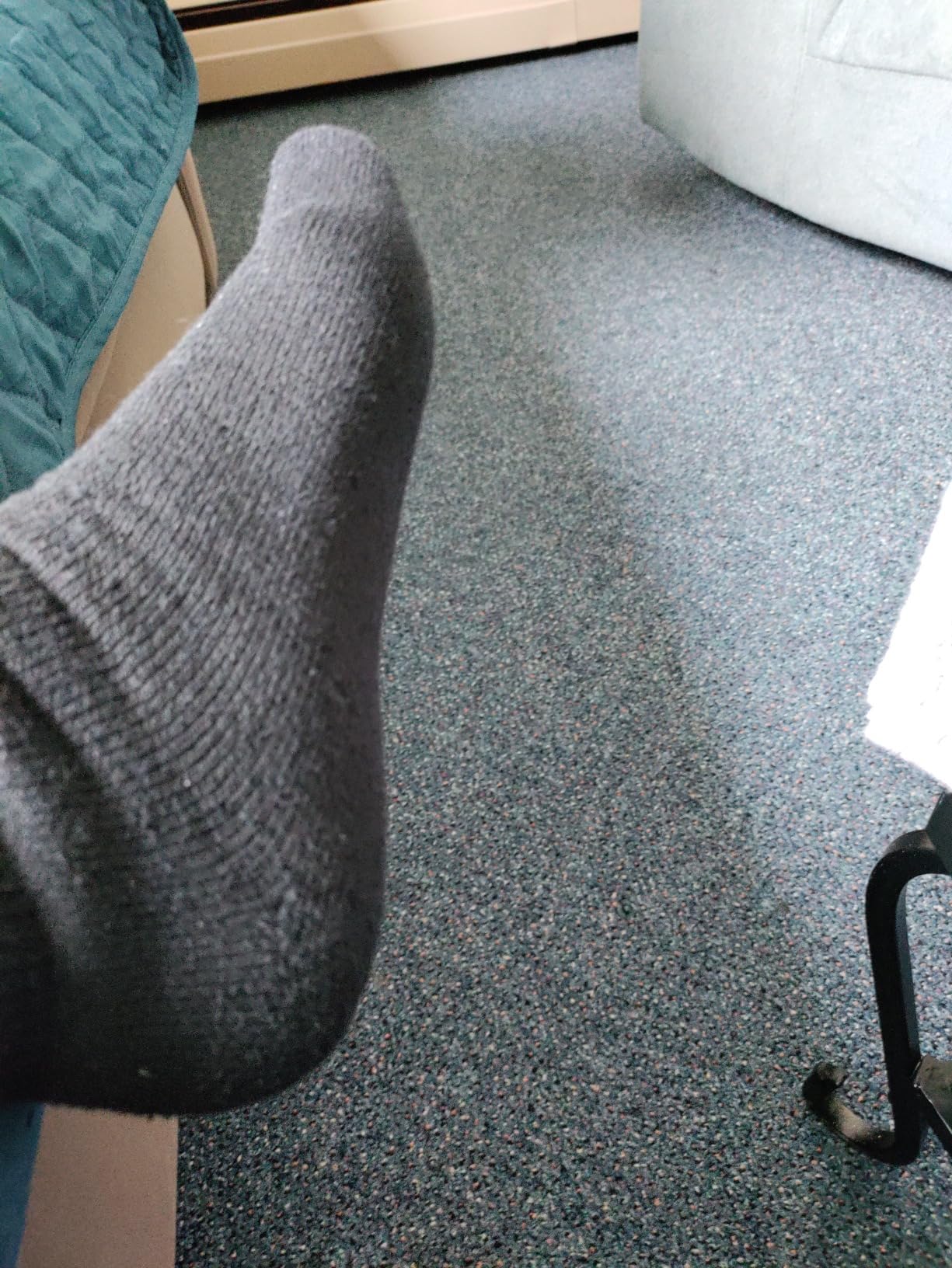 Brooklyn Socks - 6 Pairs of Cotton Diabetic Non-Binding Neuropathy Crew Socks (Black, Size 10-13) customer photo 1