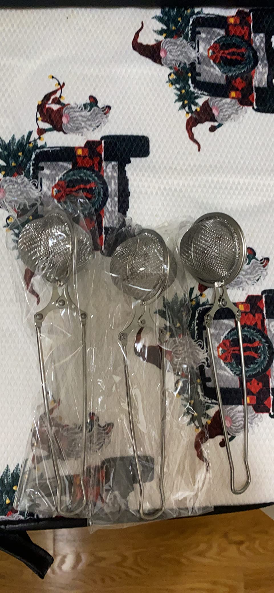 Snap Ball Tea Strainer, Exptolii 3 Pack Stainless Steel Tea Infuser Filter with Handle for Loose Leaf Tea, Spices, Seasonings customer photo 2