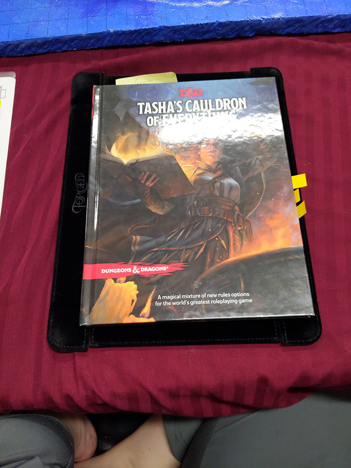 Forged Dice Co. 9.5 Inch Magnetic Folding Dice Tray - Portable Folding Dice Rolling Tray for use as DND Dice Tray D&D Dice Tray or Dice Game - Quiets Rolling Metal Dice and Folds Flat customer photo 2