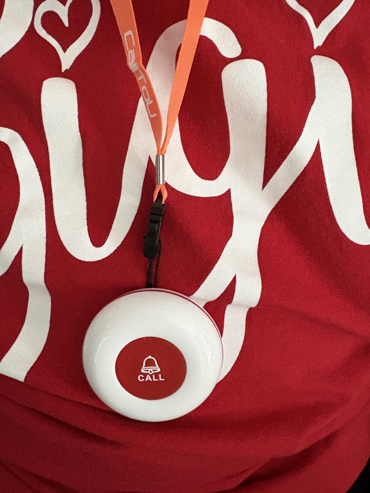 CallToU Caregiver Pager Wireless Alert Button Home Intercom System Long Range 2 Way Radio for Elderly/Patient/Pregnant/Home/Office customer photo 1