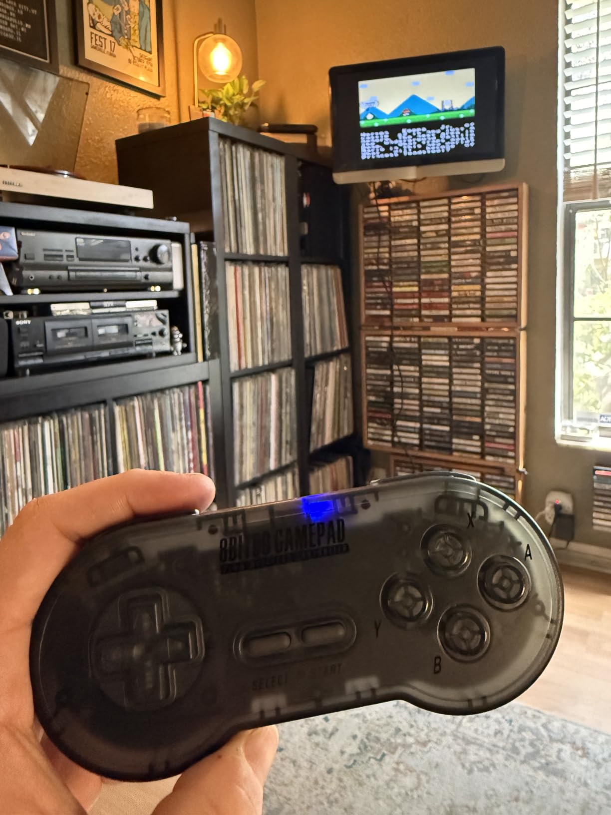 8Bitdo Sn30 2.4G Wireless Gamepad for Original SNES/SFC (Transparent Edition) customer photo 1